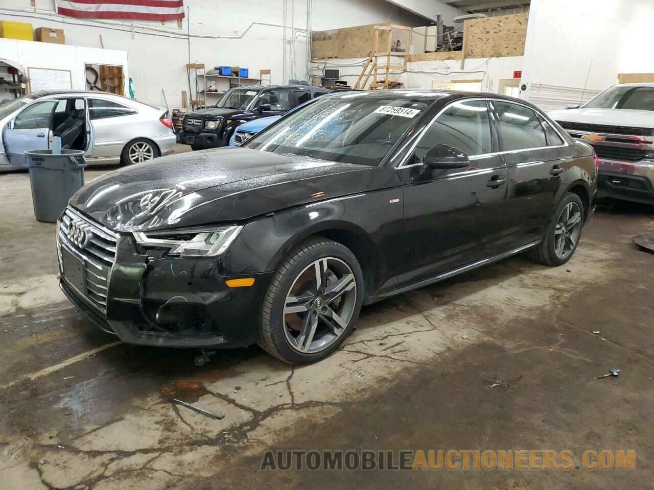 WAUENAF4XHN001840 AUDI A4 2017