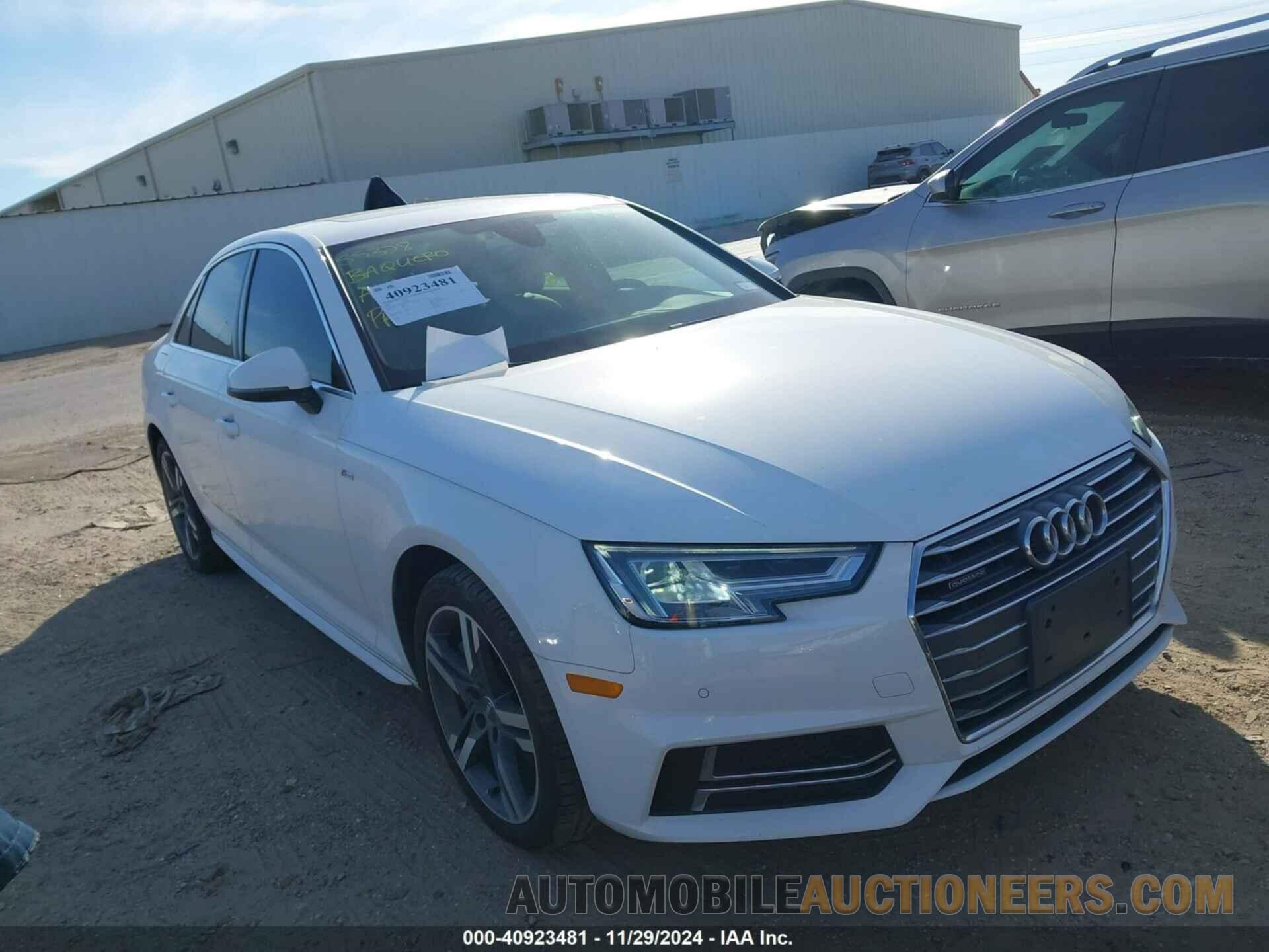 WAUENAF4XHN045286 AUDI A4 2017