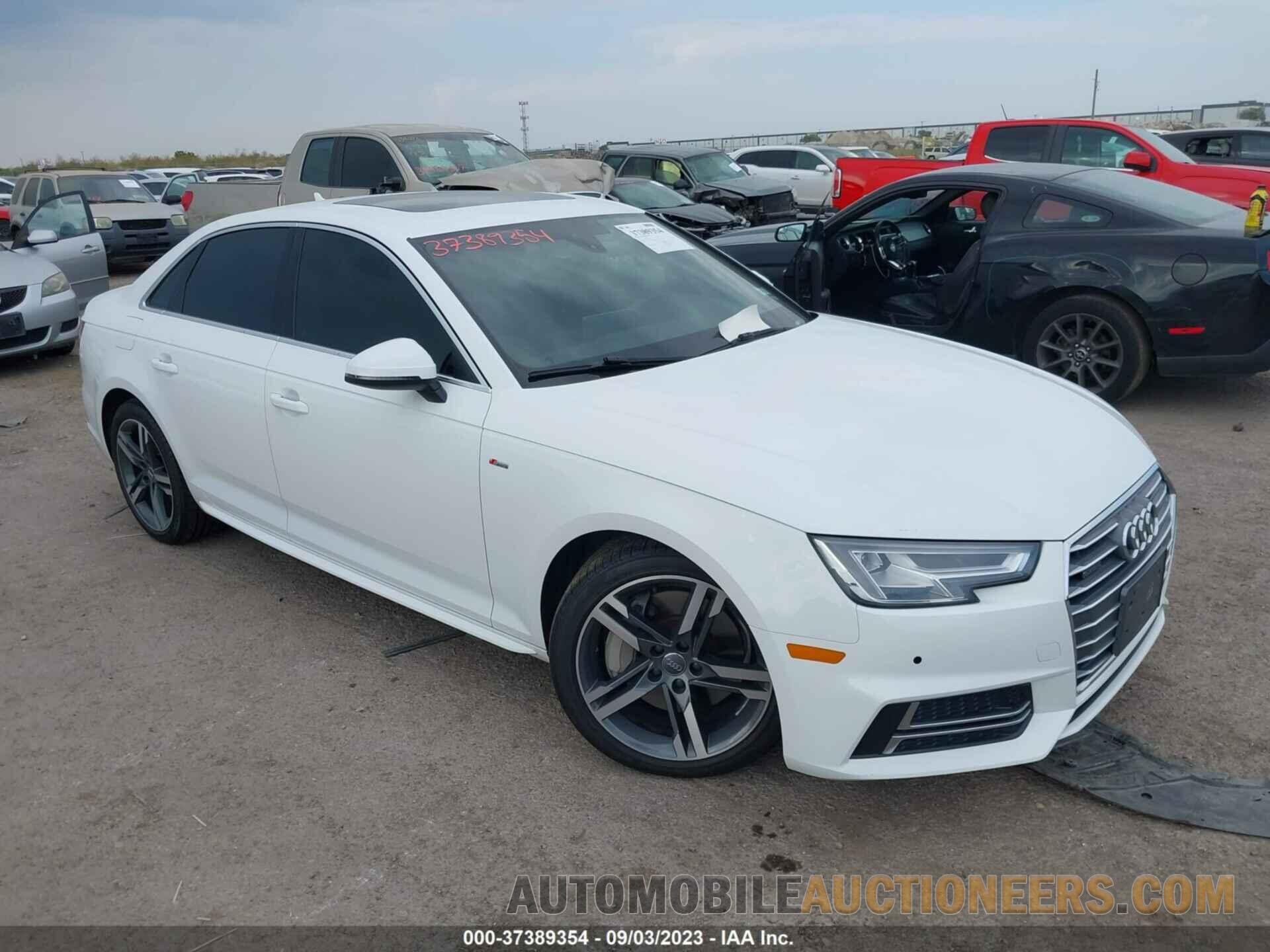 WAUENAF4XJA094016 AUDI A4 2018