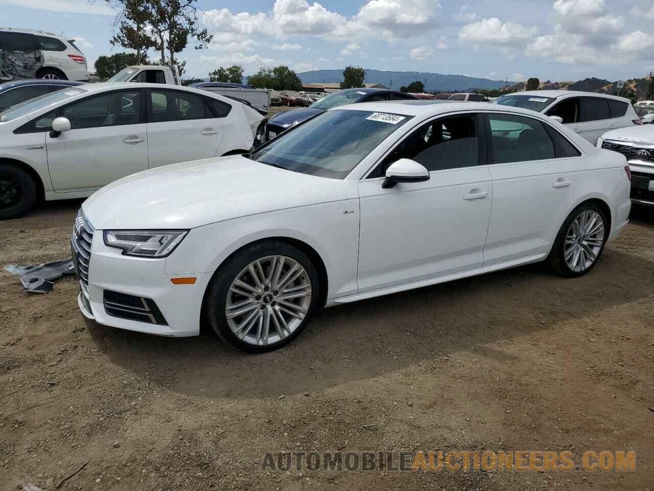 WAUENAF4XJA125264 AUDI A4 2018