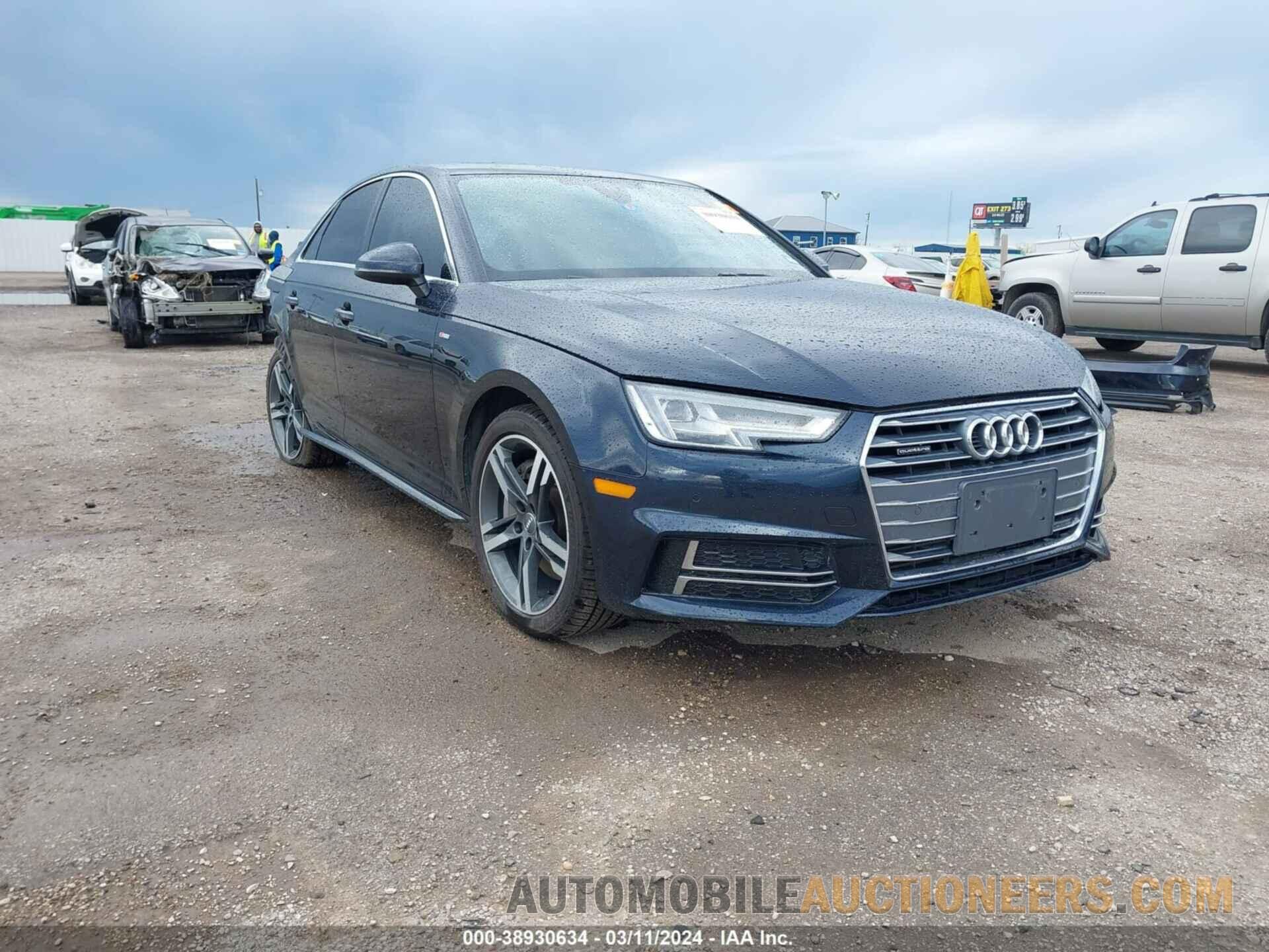 WAUENAF4XJA231133 AUDI A4 2018