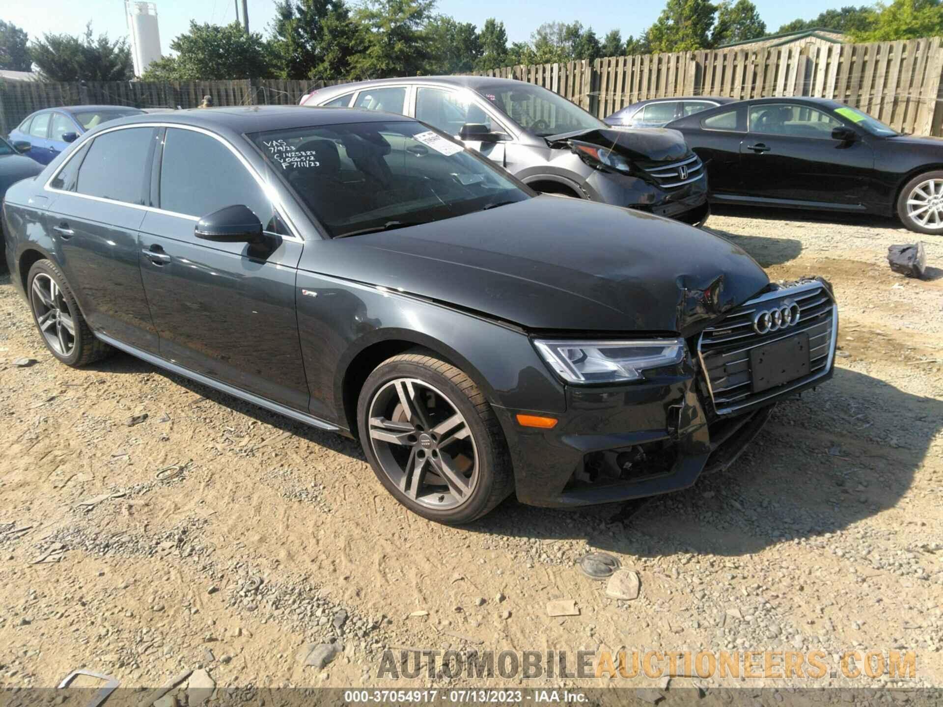 WAUENAF4XJN006512 AUDI A4 2018