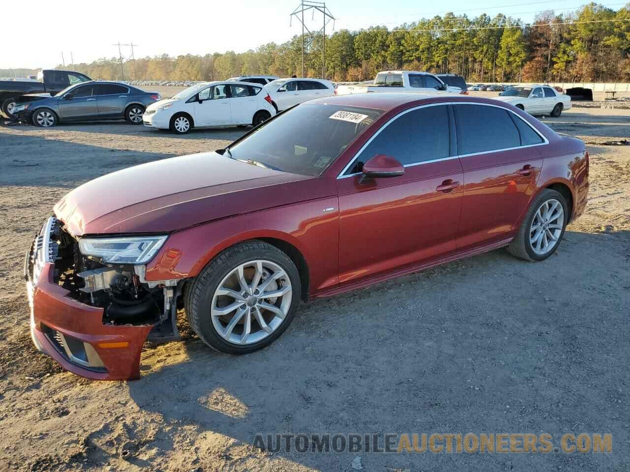 WAUENAF4XKA003778 AUDI A4 2019