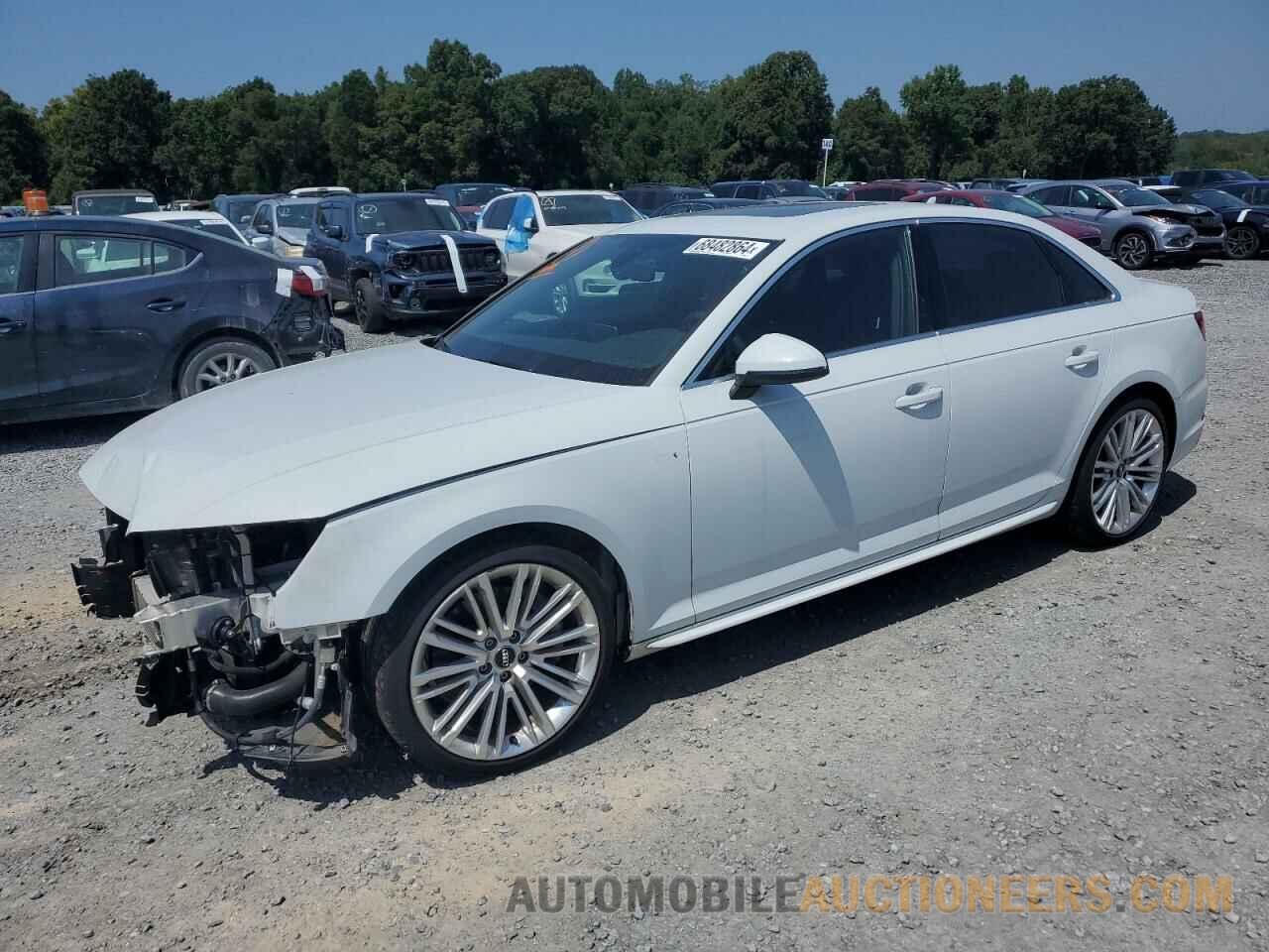 WAUENAF4XKA053323 AUDI A4 2019