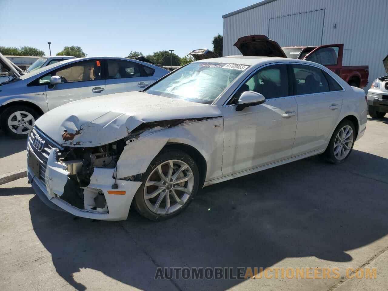 WAUENAF4XKA073121 AUDI A4 2019