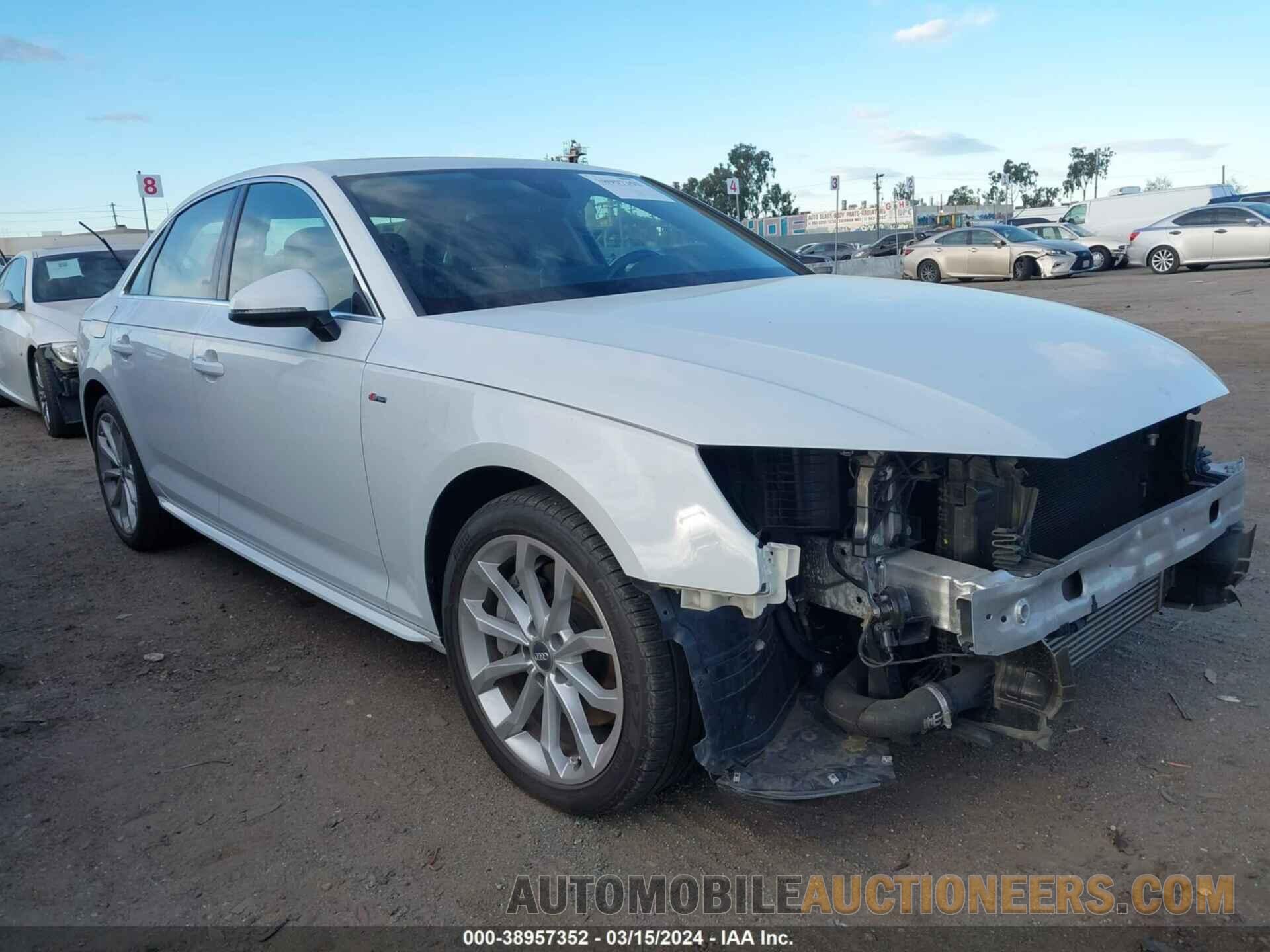 WAUENAF4XKA077606 AUDI A4 2019