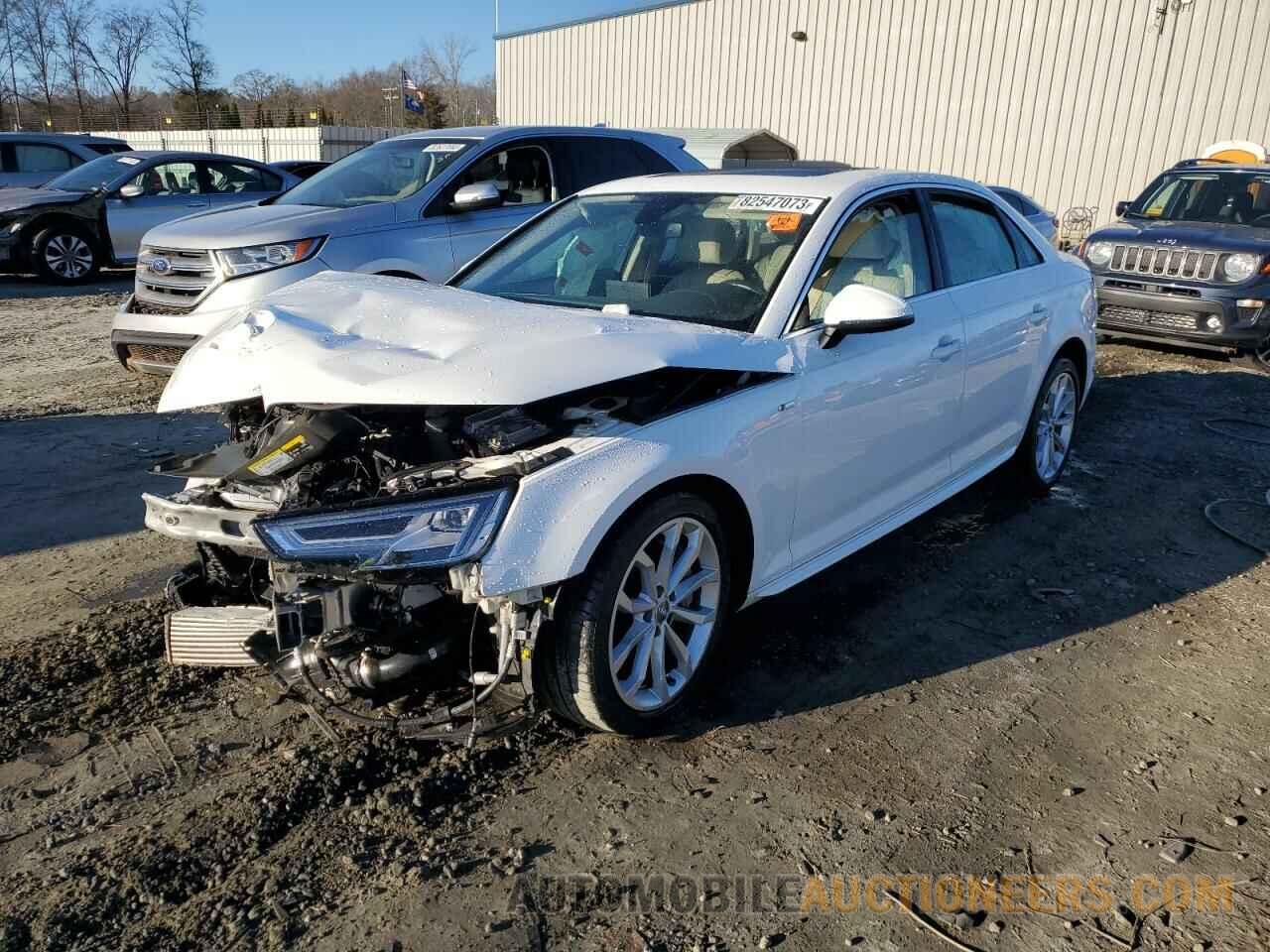 WAUENAF4XKA109826 AUDI A4 2019