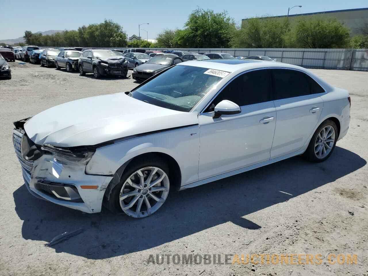 WAUENAF4XKN001554 AUDI A4 2019