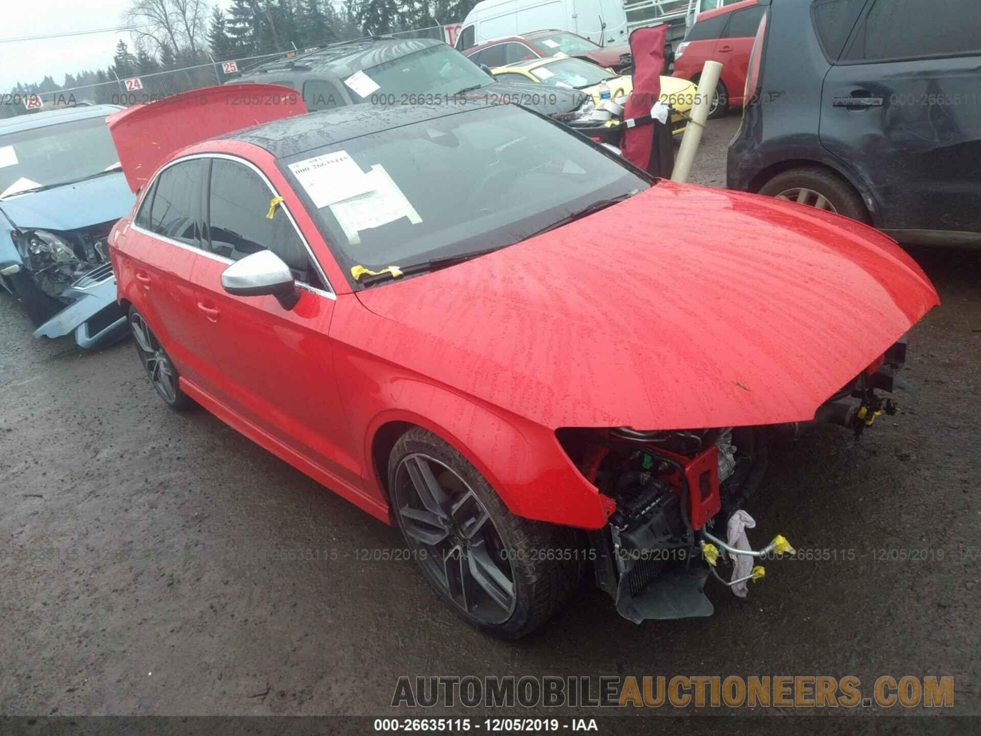 WAUF1GFF7G1055705 AUDI S3 2016