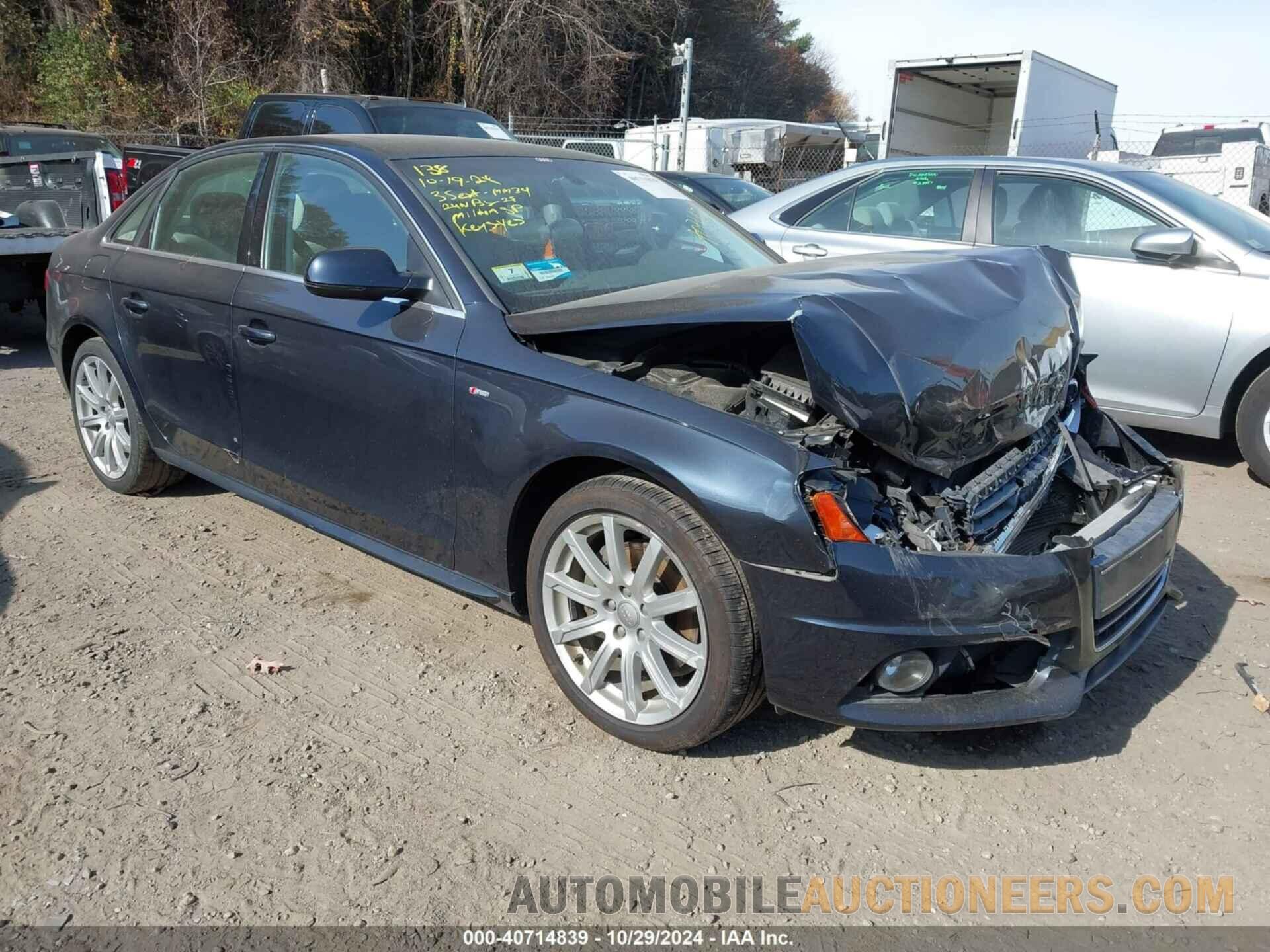 WAUFFAFL1CN002604 AUDI A4 2012