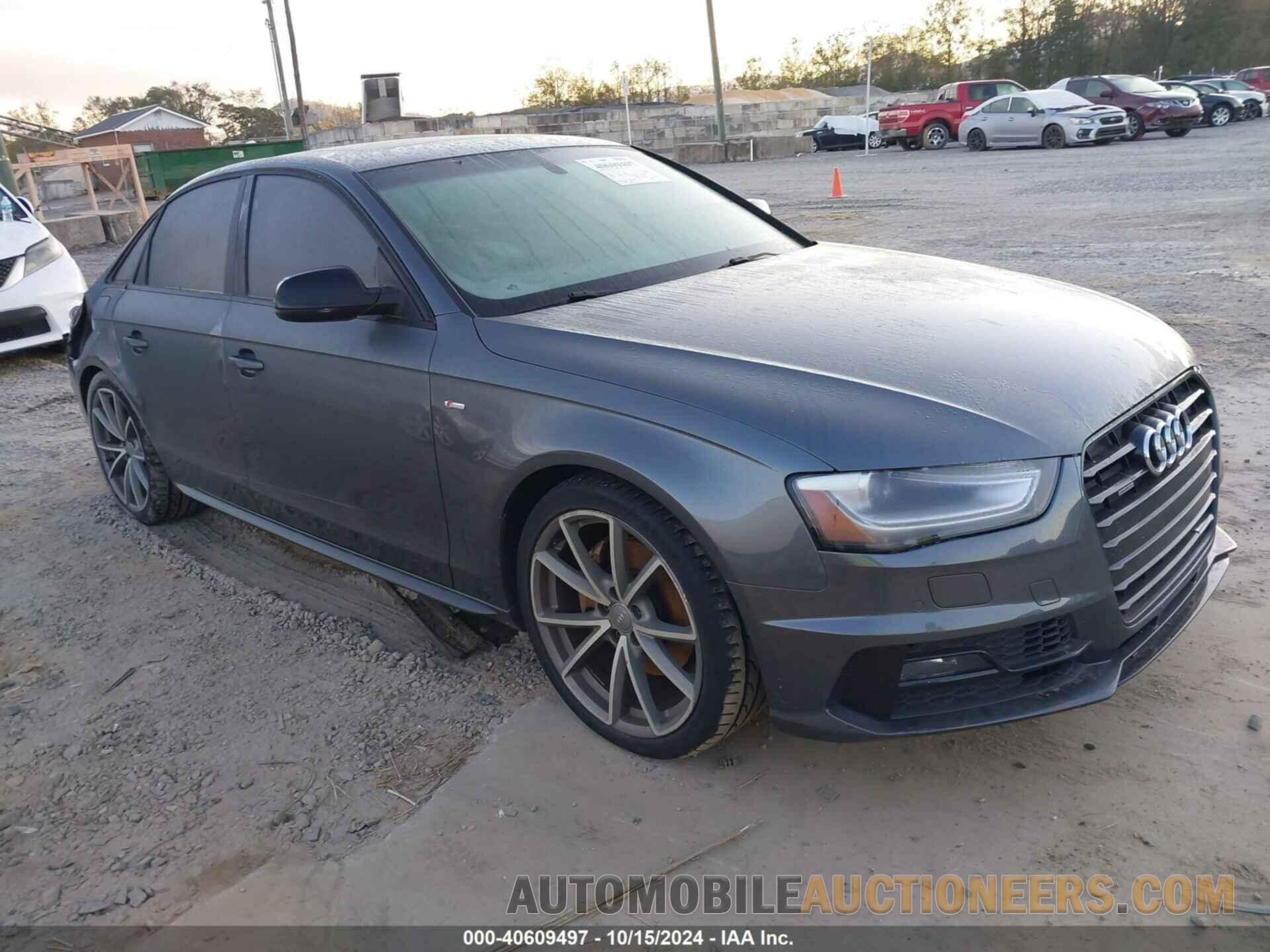 WAUFFAFL1GN001698 AUDI A4 2016