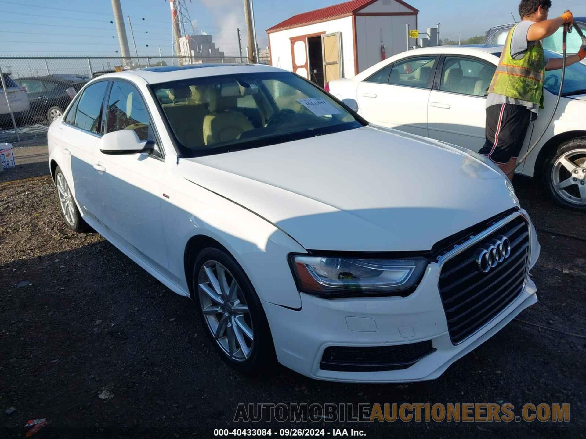 WAUFFAFL1GN009316 AUDI A4 2016