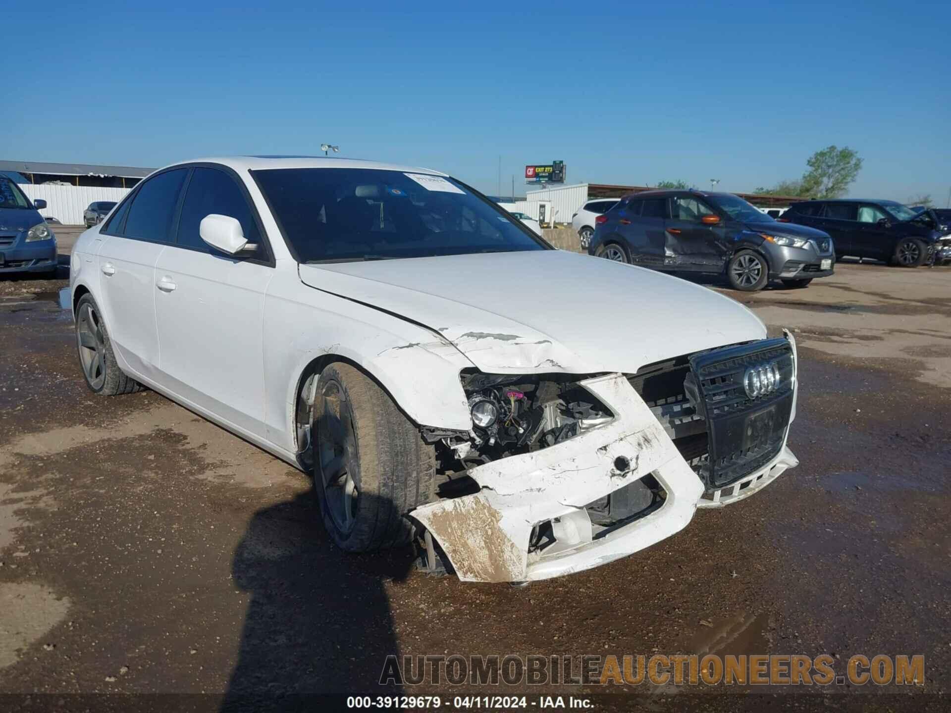 WAUFFAFL2BN025601 AUDI A4 2011