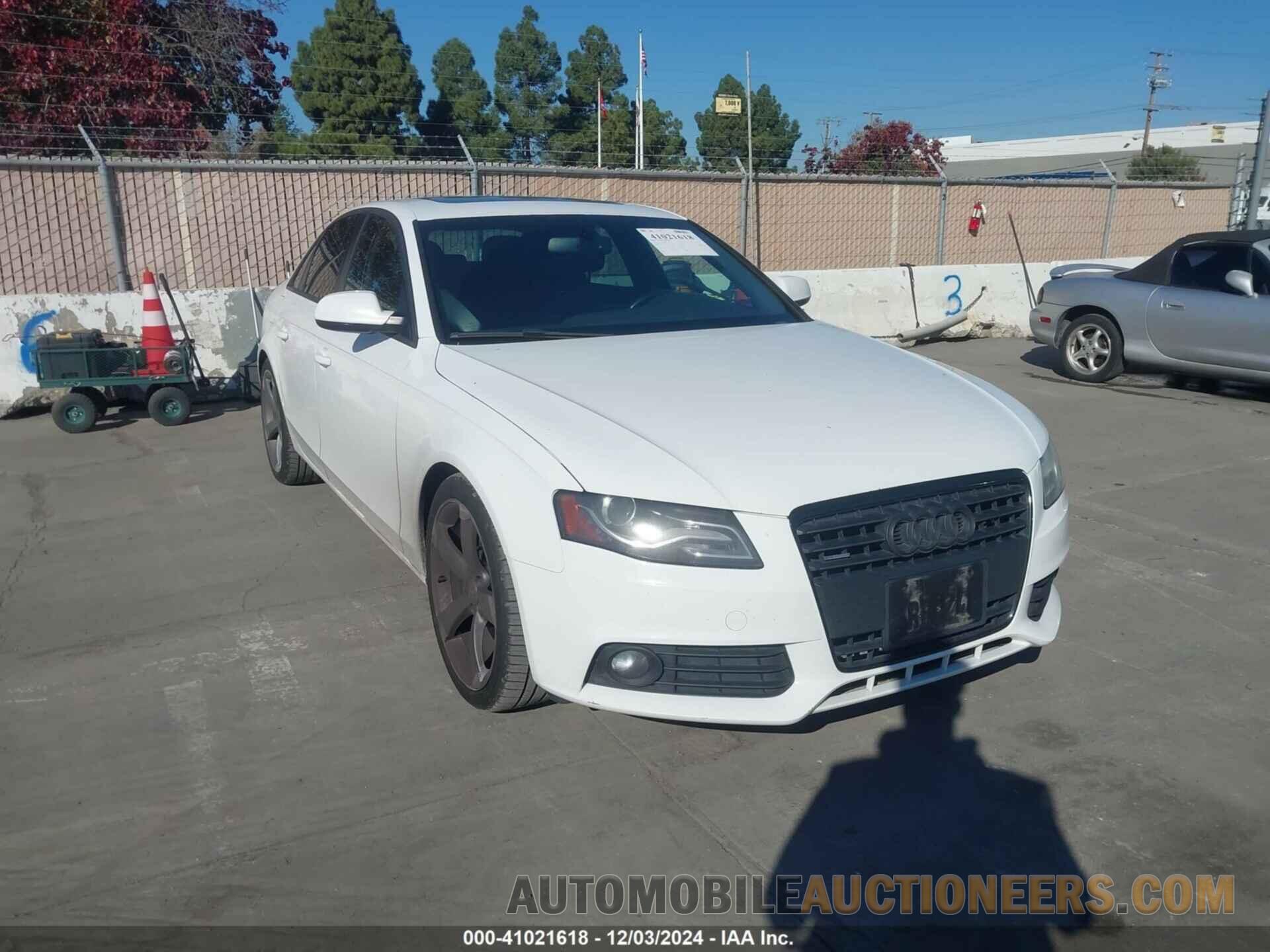 WAUFFAFL2BN029177 AUDI A4 2011