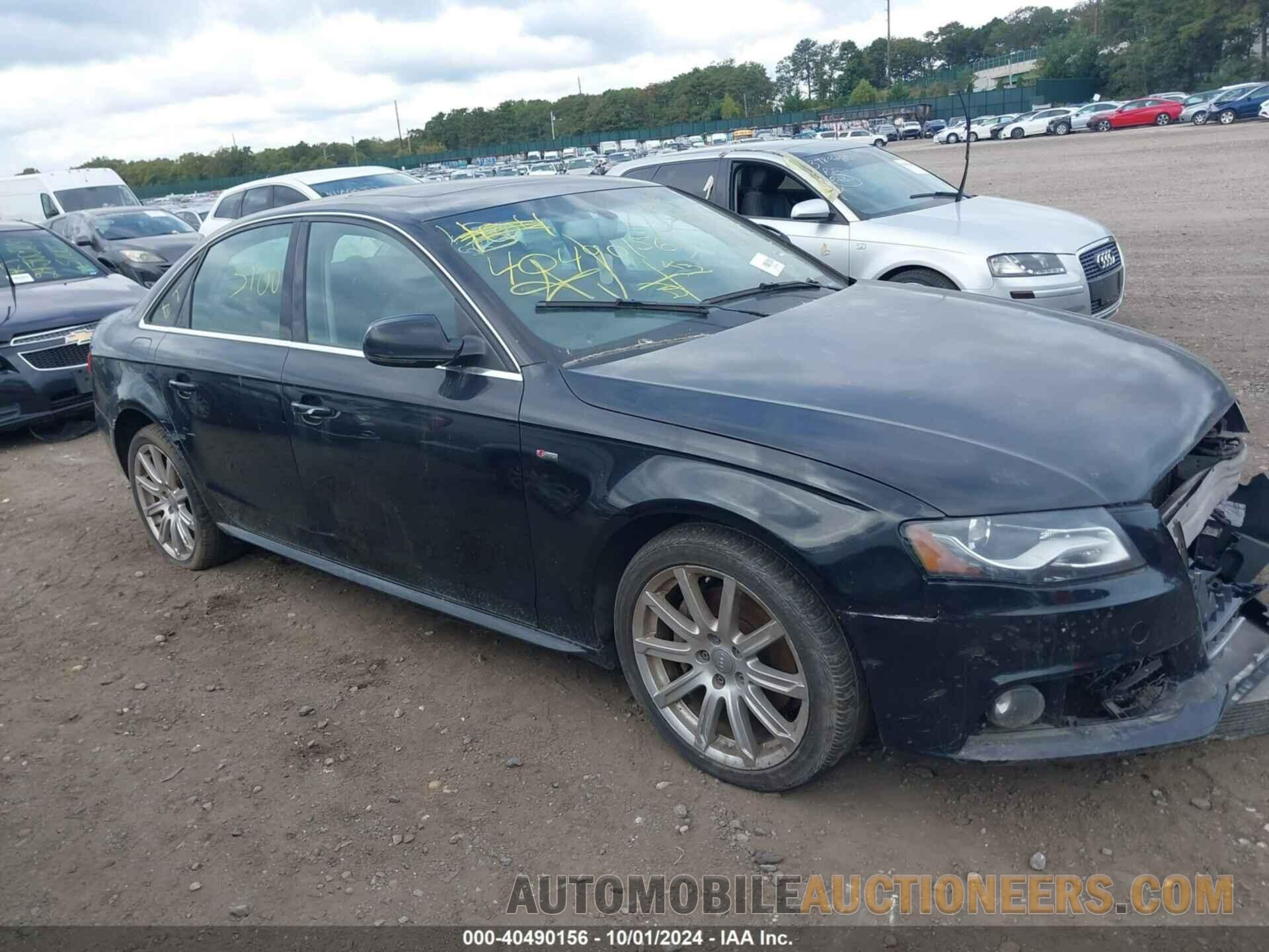 WAUFFAFL2CN003938 AUDI A4 2012