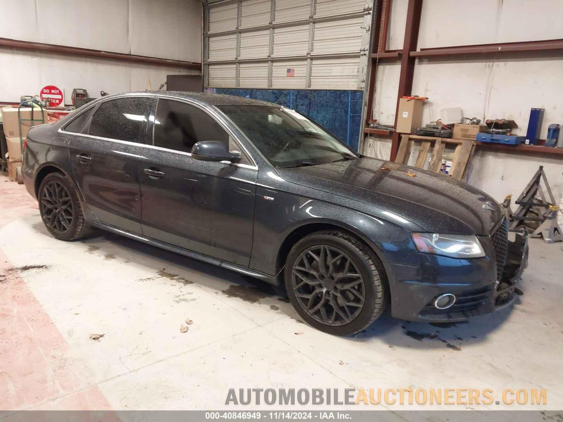 WAUFFAFL3CA091759 AUDI A4 2012