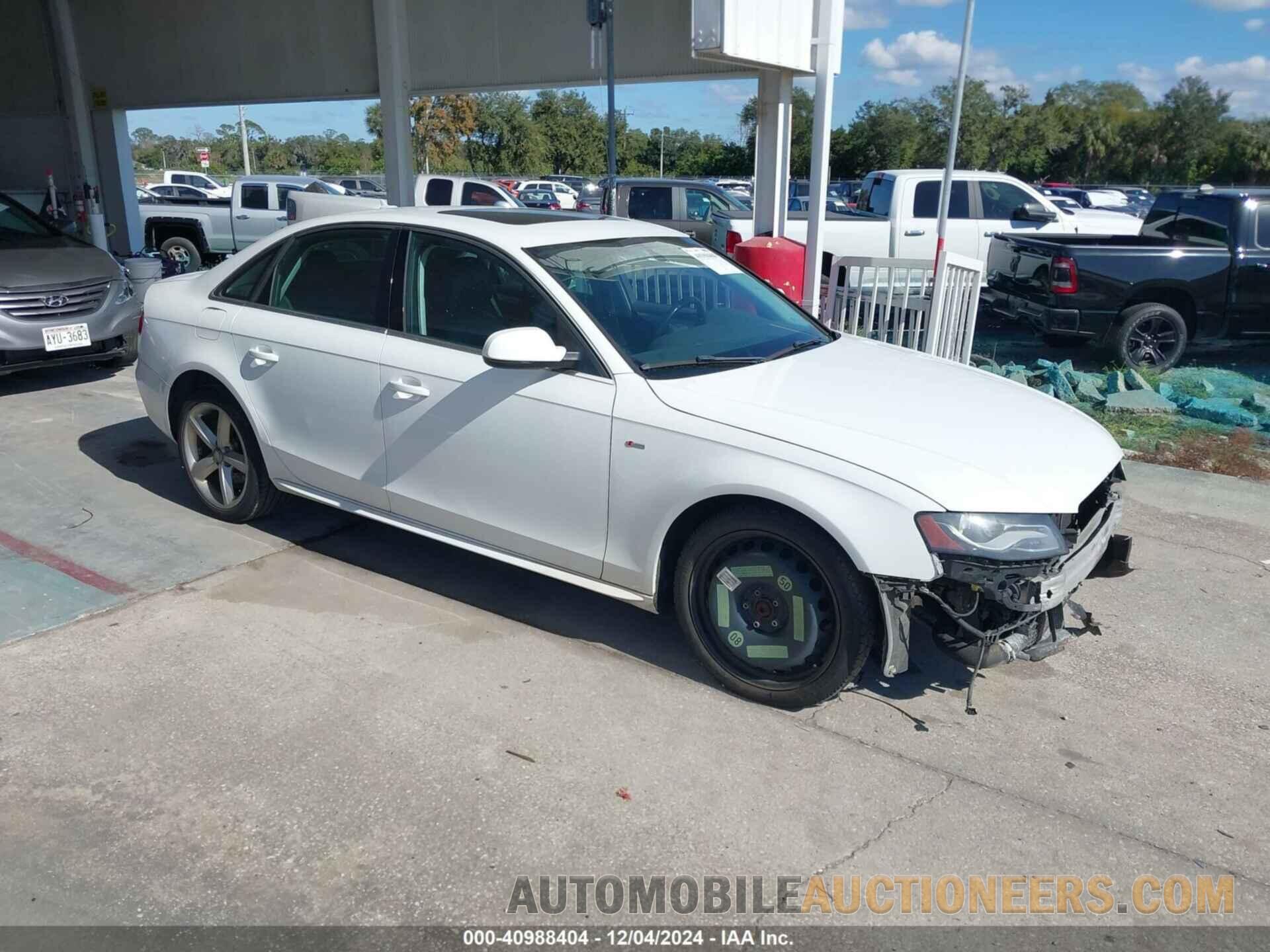 WAUFFAFL3CN017167 AUDI A4 2012