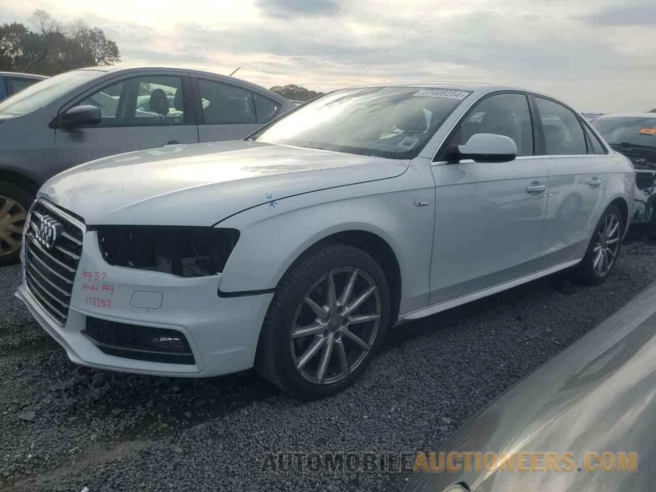 WAUFFAFL4GN007530 AUDI A4 2016