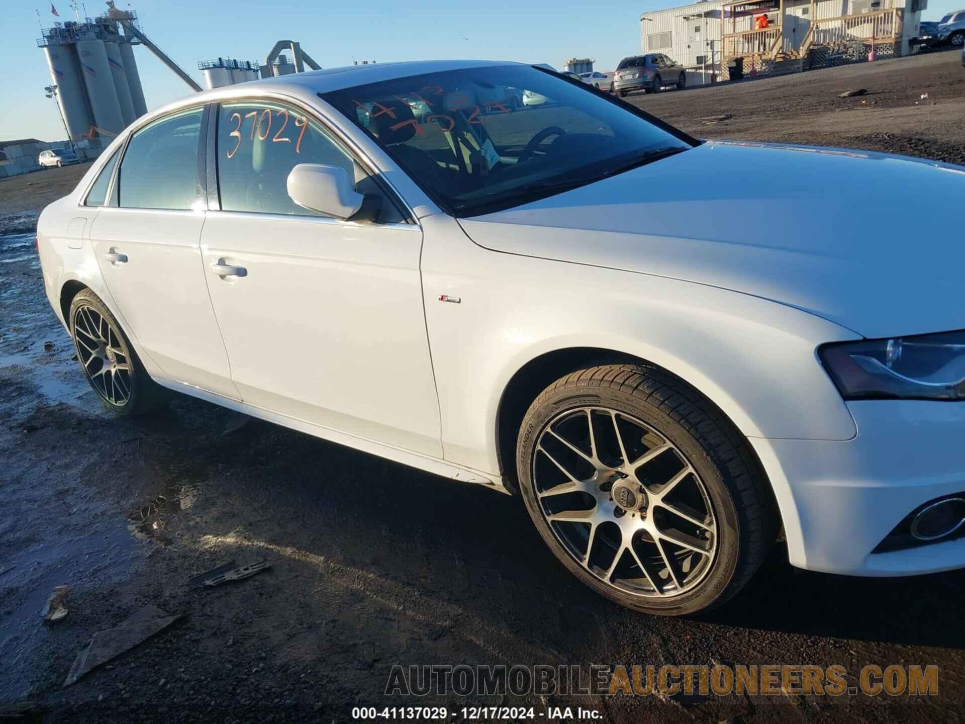 WAUFFAFL5CN006820 AUDI A4 2012