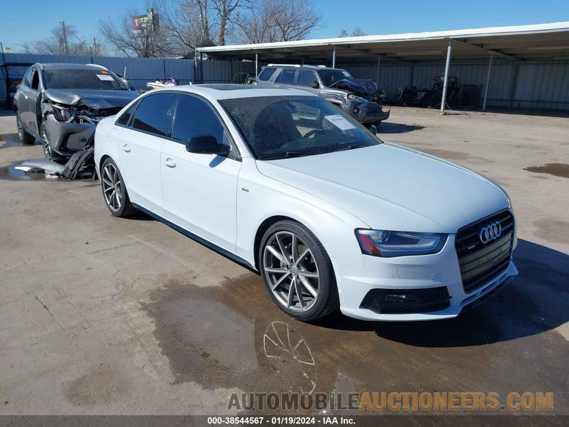 WAUFFAFL5GN005494 AUDI A4 2016