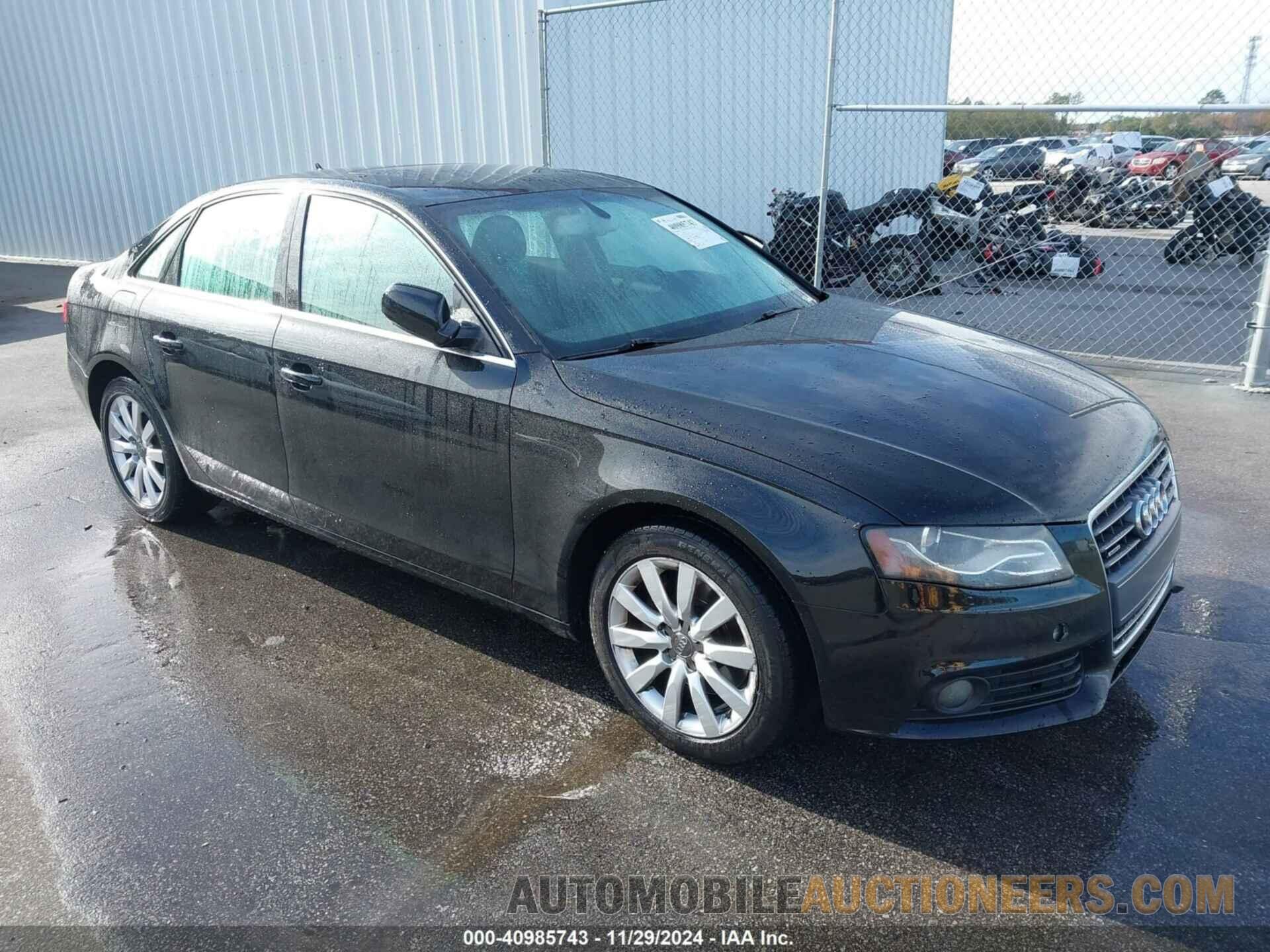 WAUFFAFL6BN007764 AUDI A4 2011