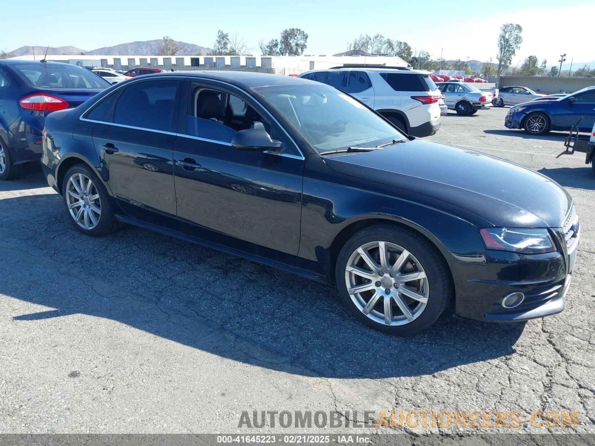 WAUFFAFL6CA120011 AUDI A4 2012