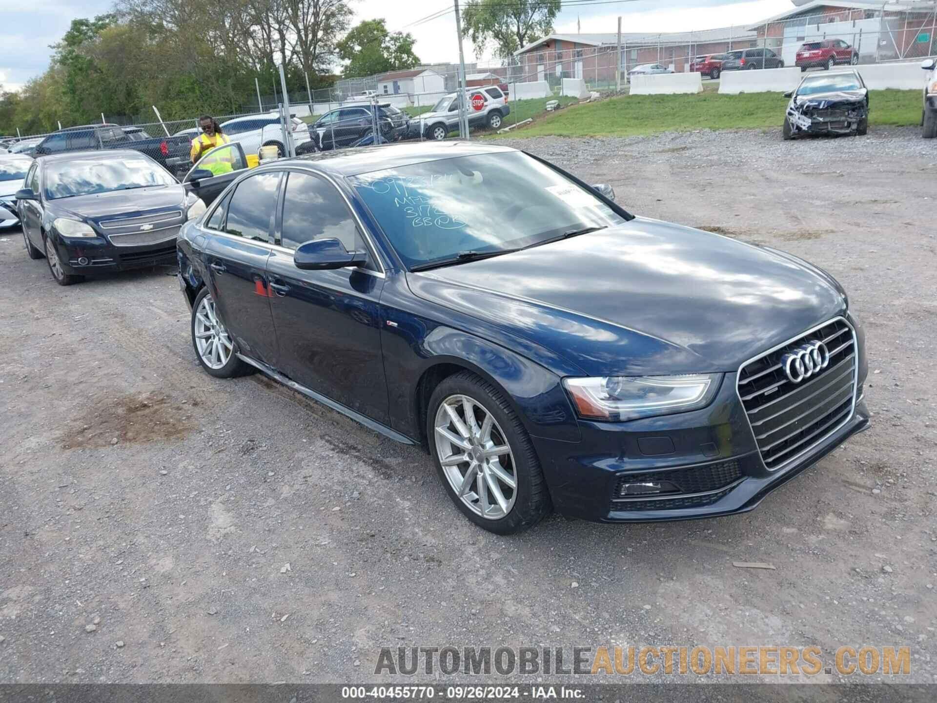 WAUFFAFL6GN003172 AUDI A4 2016