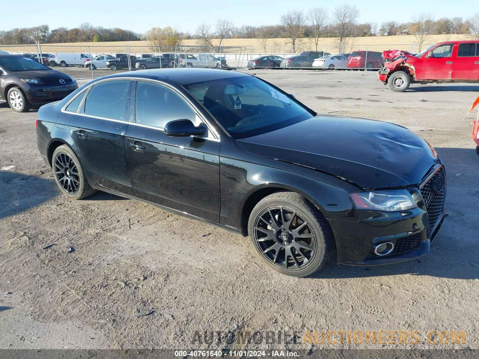 WAUFFAFL8BA081887 AUDI A4 2011