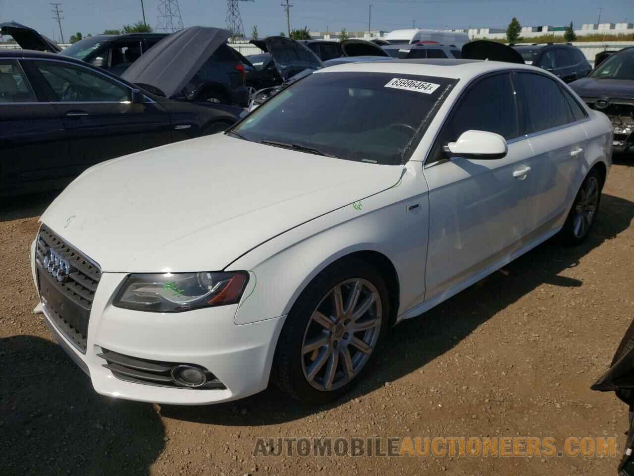 WAUFFAFLXCA029419 AUDI A4 2012