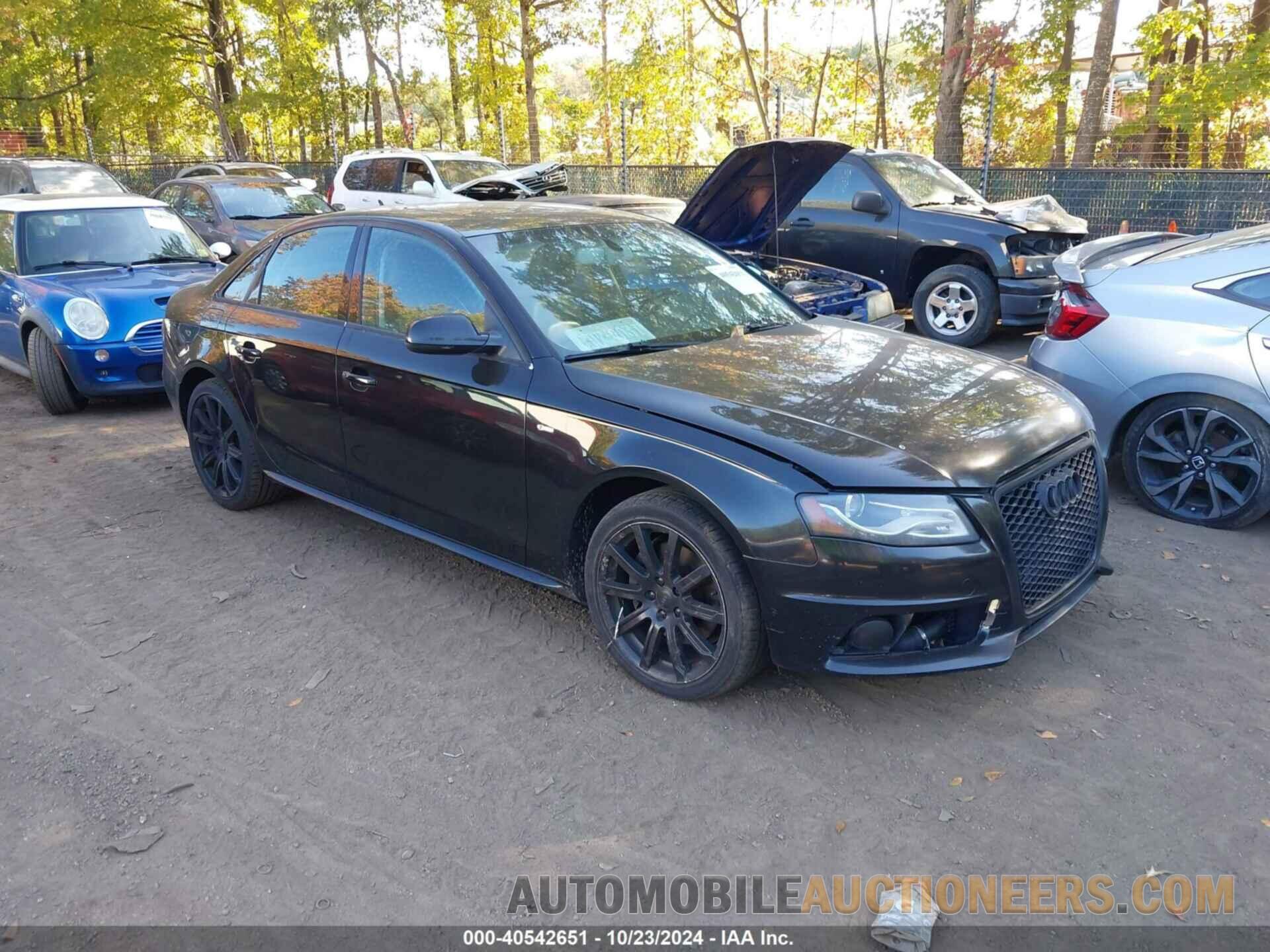 WAUFFAFLXCA117810 AUDI A4 2012