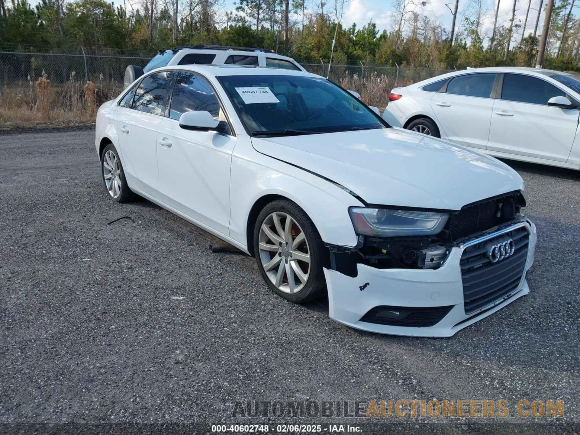 WAUFFAFLXDN006944 AUDI A4 2013