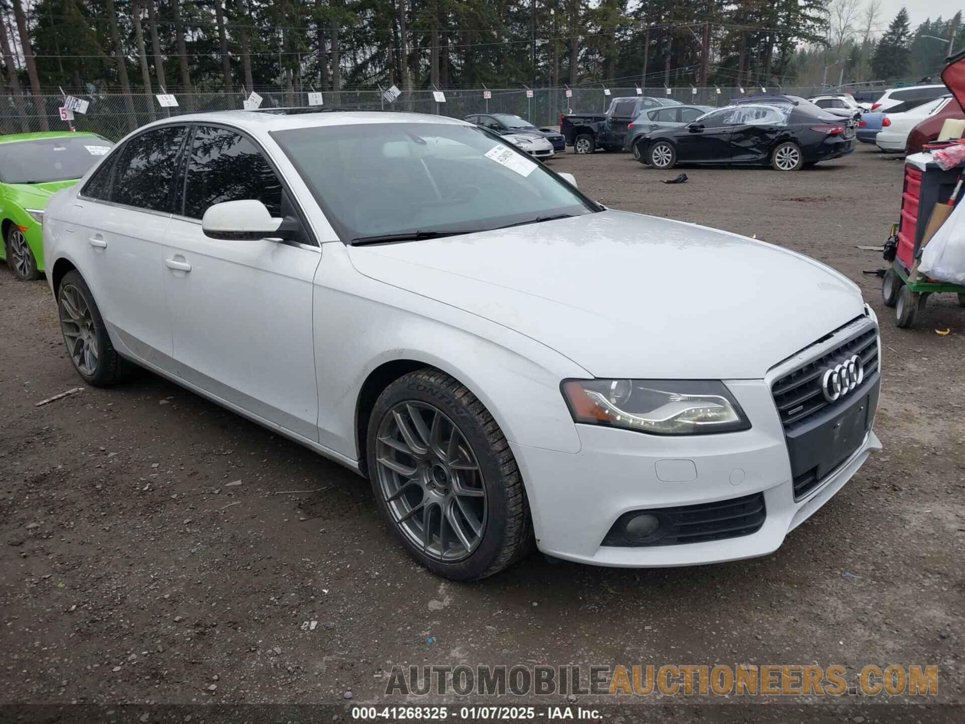 WAUFFCFL9CA115364 AUDI A4 2012