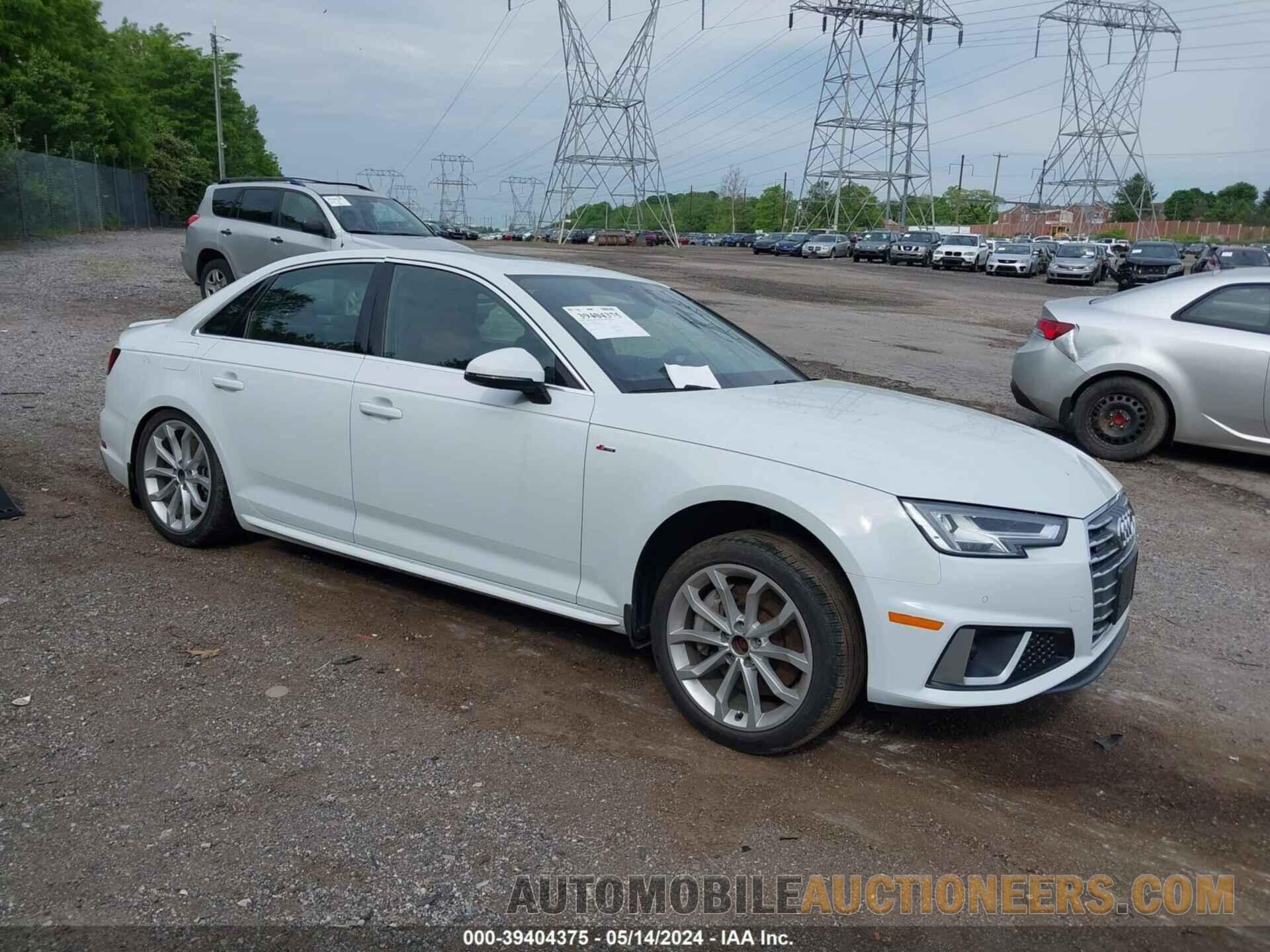 WAUFNAF43KA097779 AUDI A4 2019