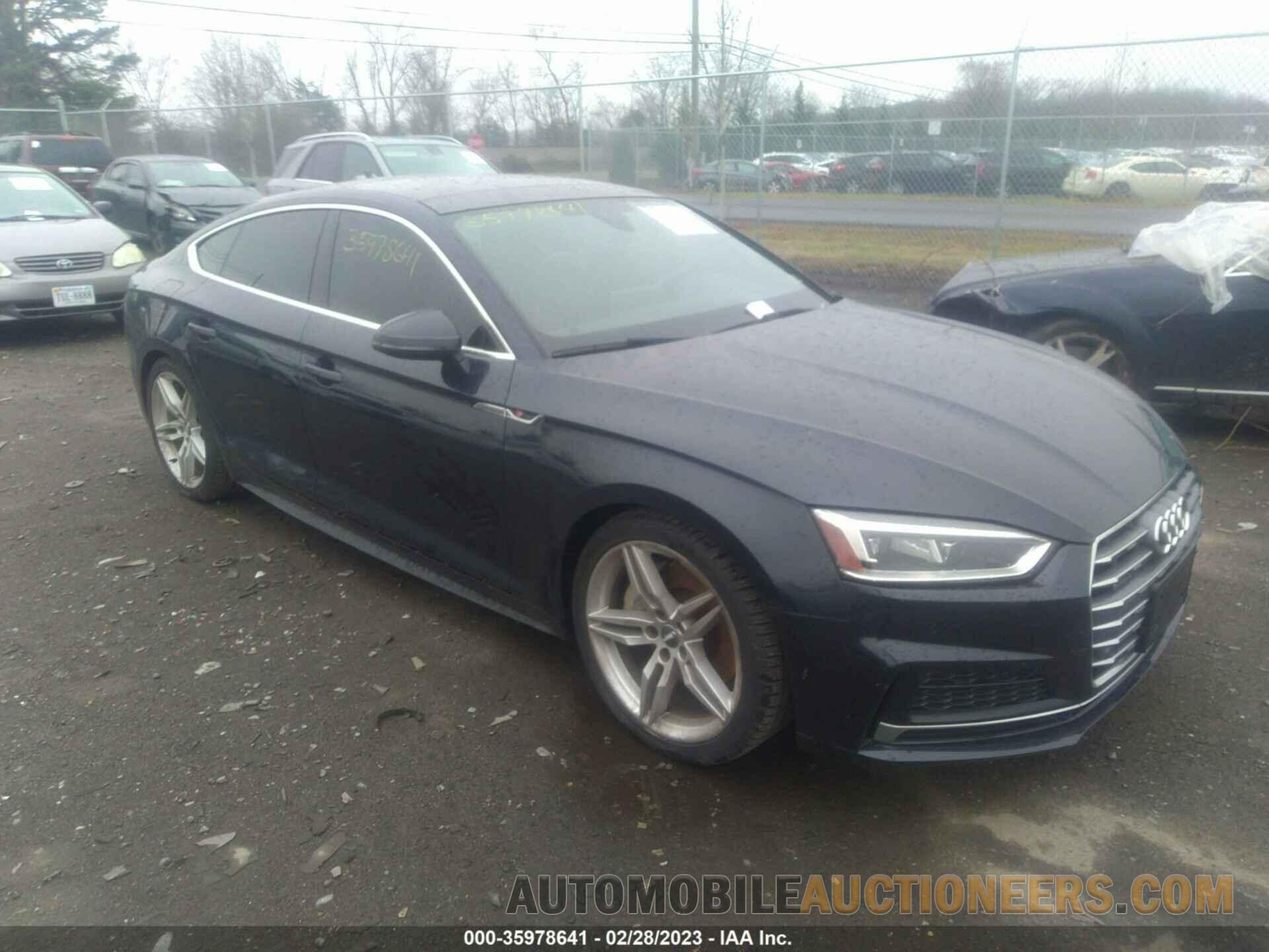 WAUFNCF5XJA067827 AUDI A5 SPORTBACK 2018