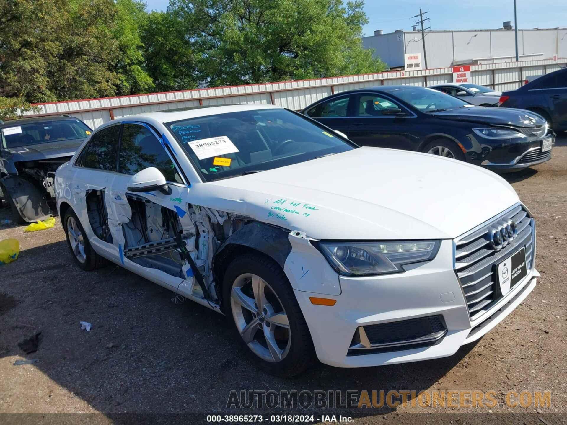 WAUGMAF40KA023176 AUDI A4 2019