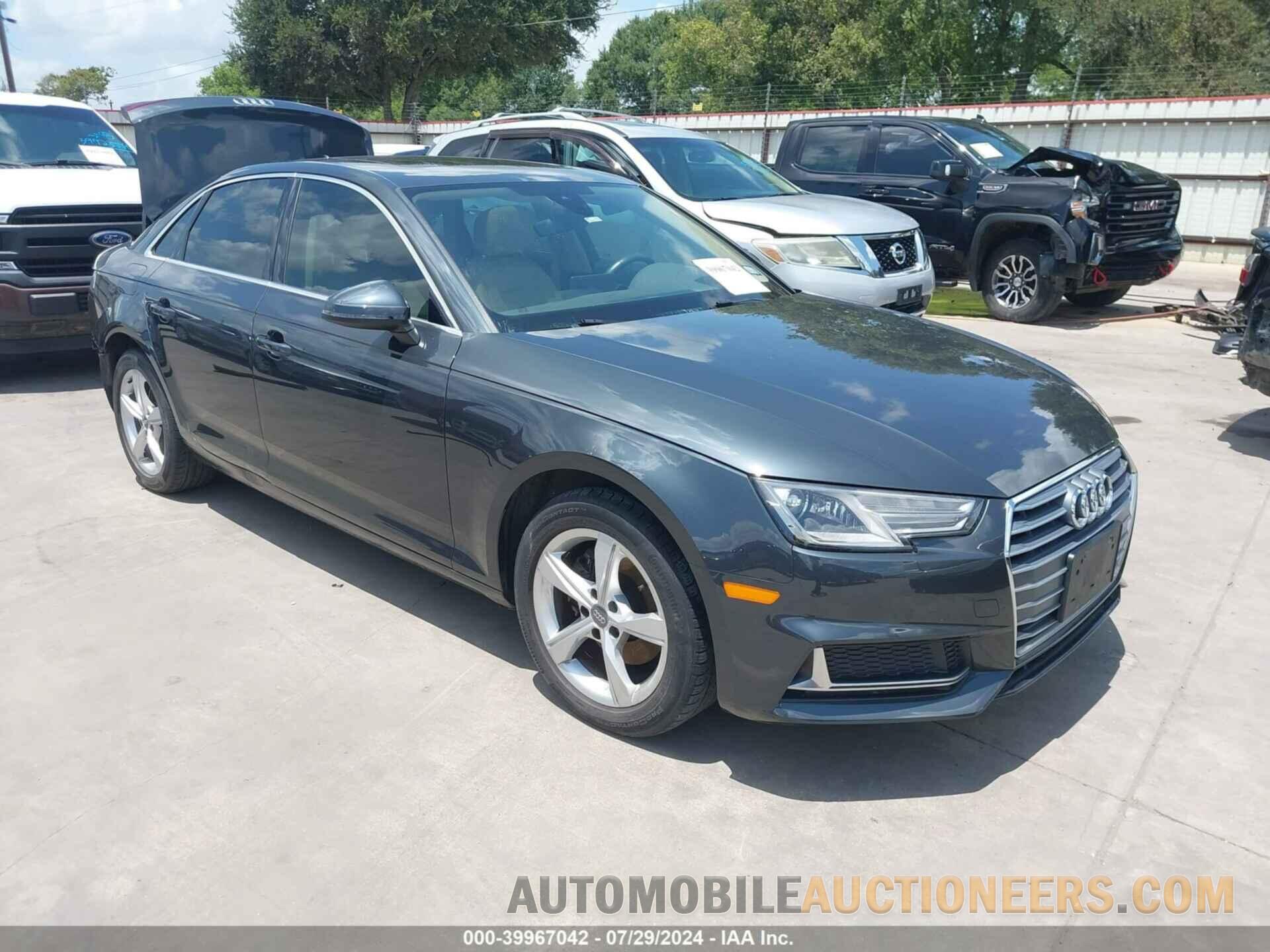 WAUGMAF41KA055974 AUDI A4 2019