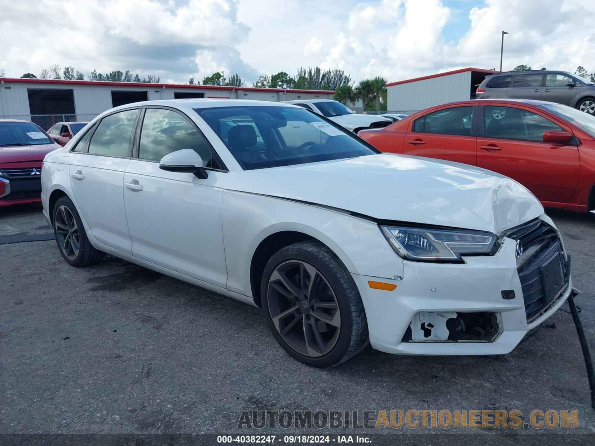 WAUGMAF41KN015337 AUDI A4 2019