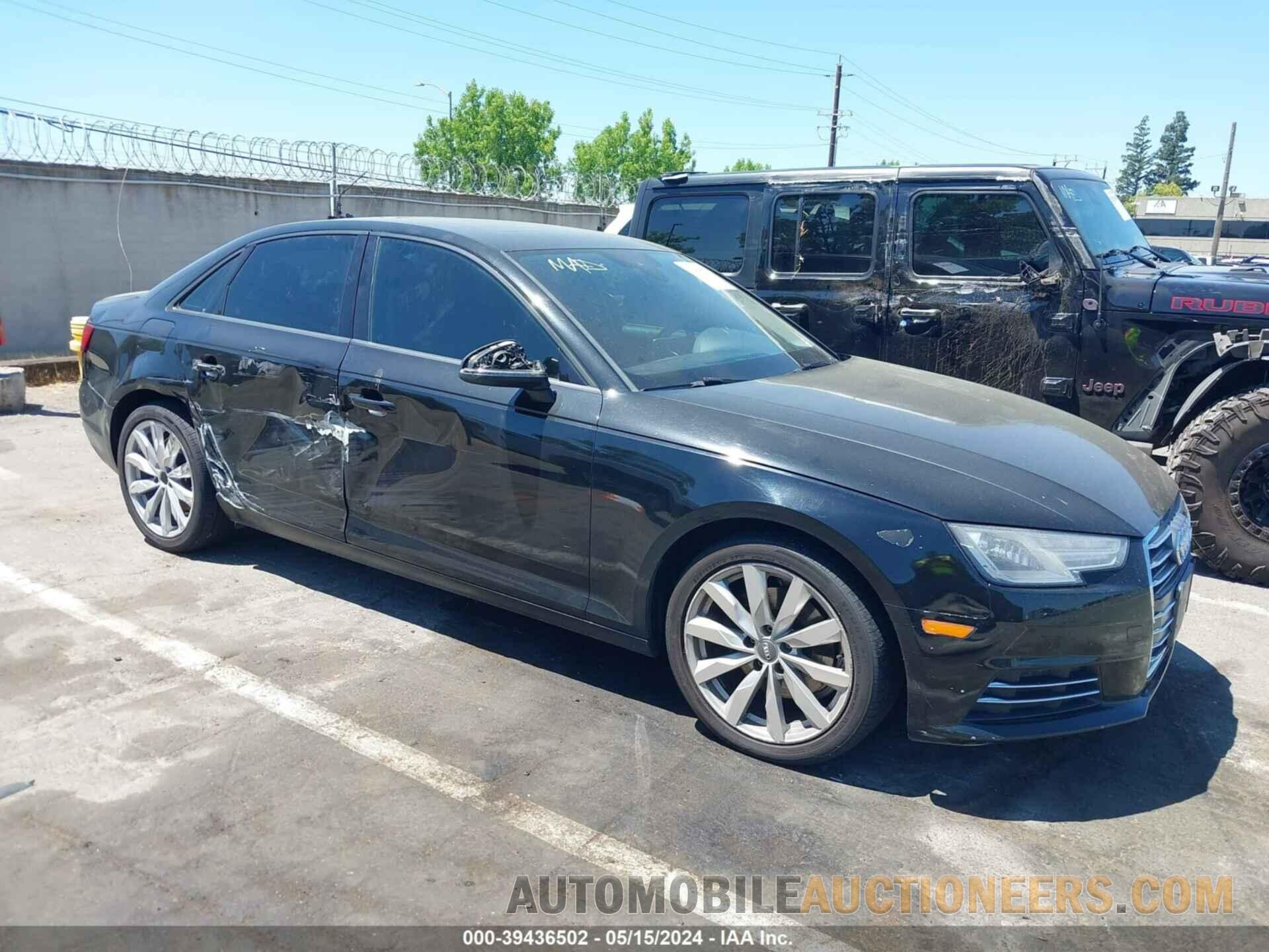 WAUGMAF42HN037551 AUDI A4 2017