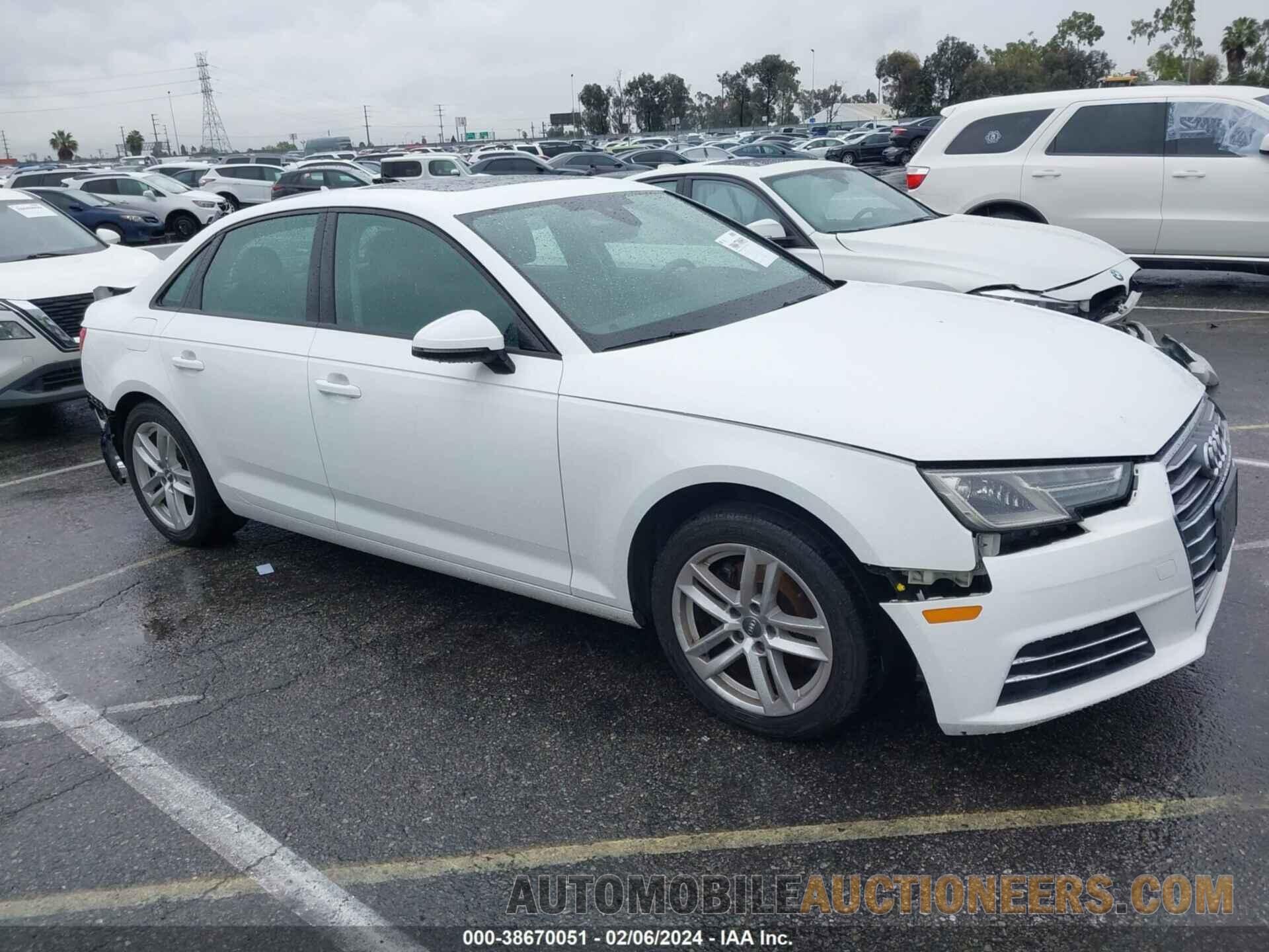 WAUGMAF42HN042538 AUDI A4 2017