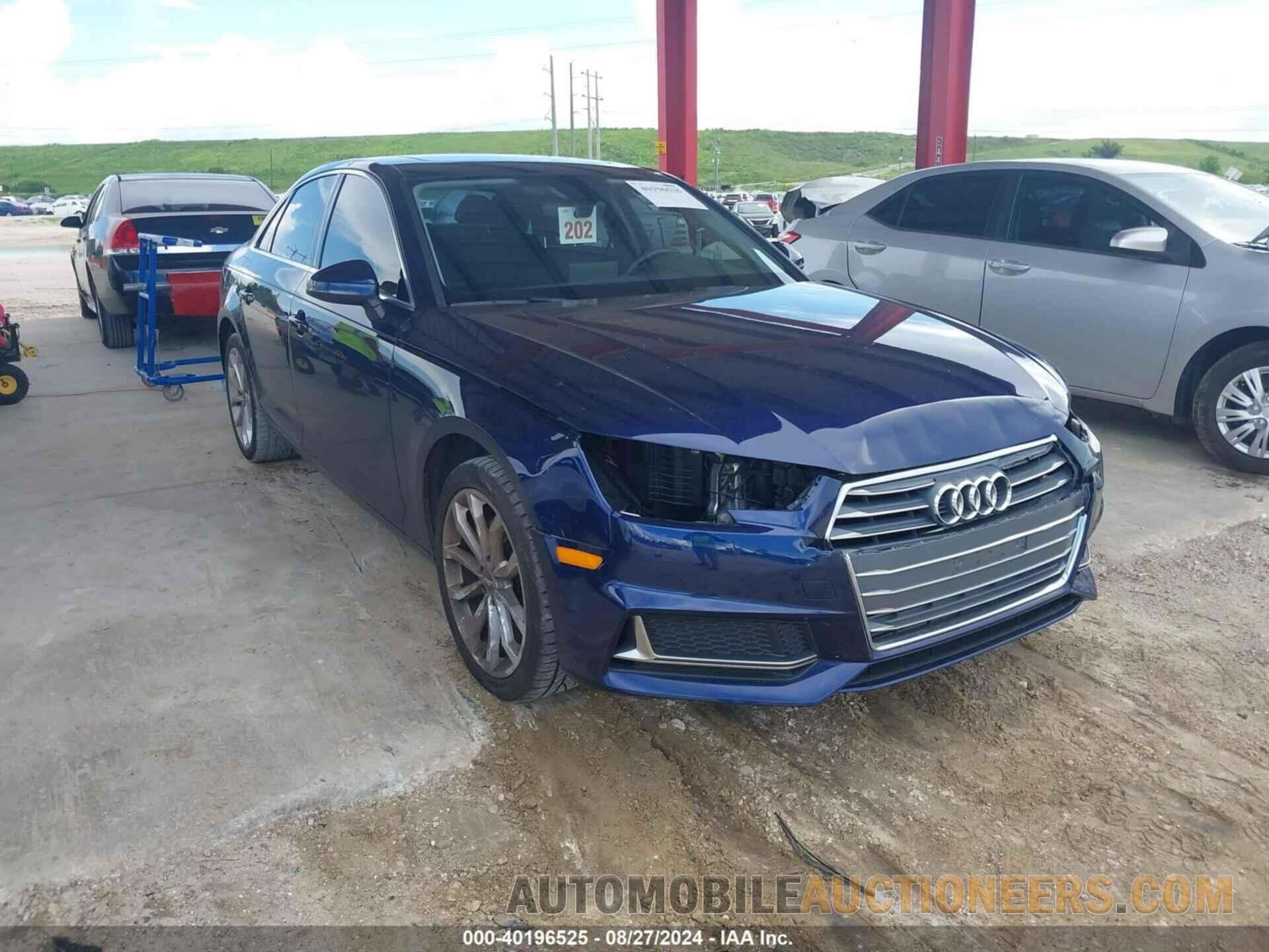 WAUGMAF42KA004970 AUDI A4 2019