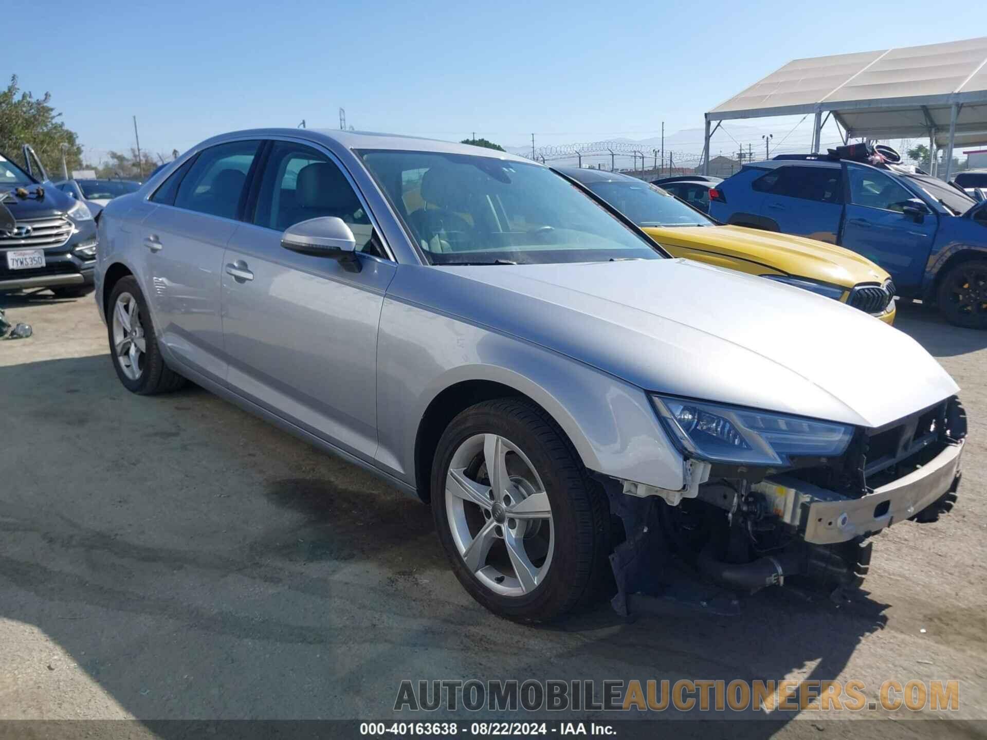 WAUGMAF42KN011619 AUDI A4 2019