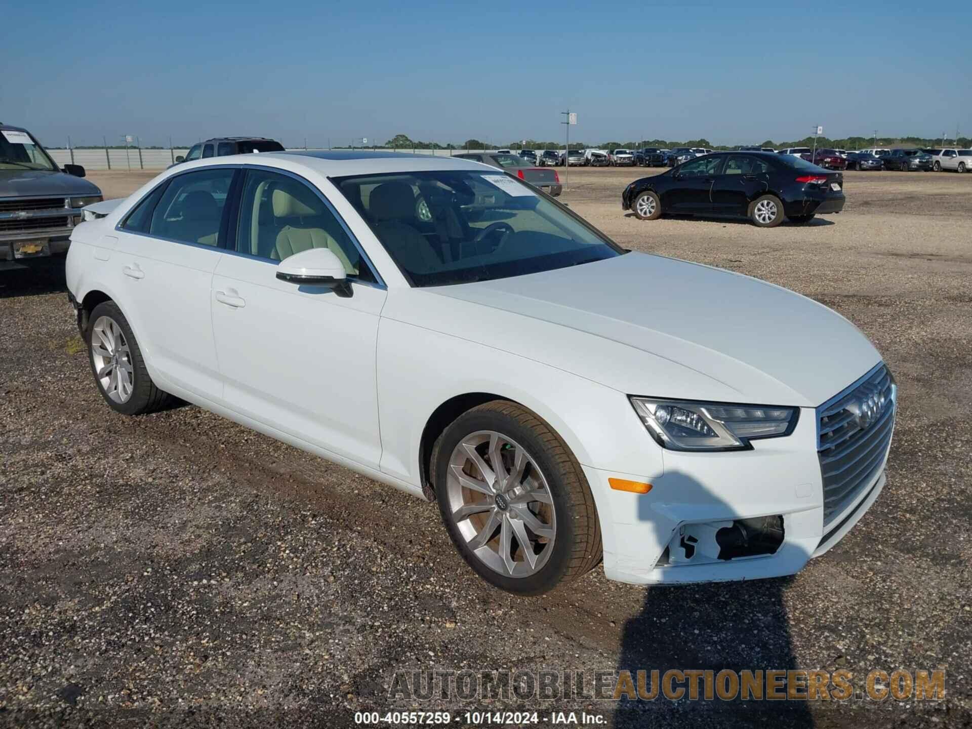 WAUGMAF43KN001200 AUDI A4 2019