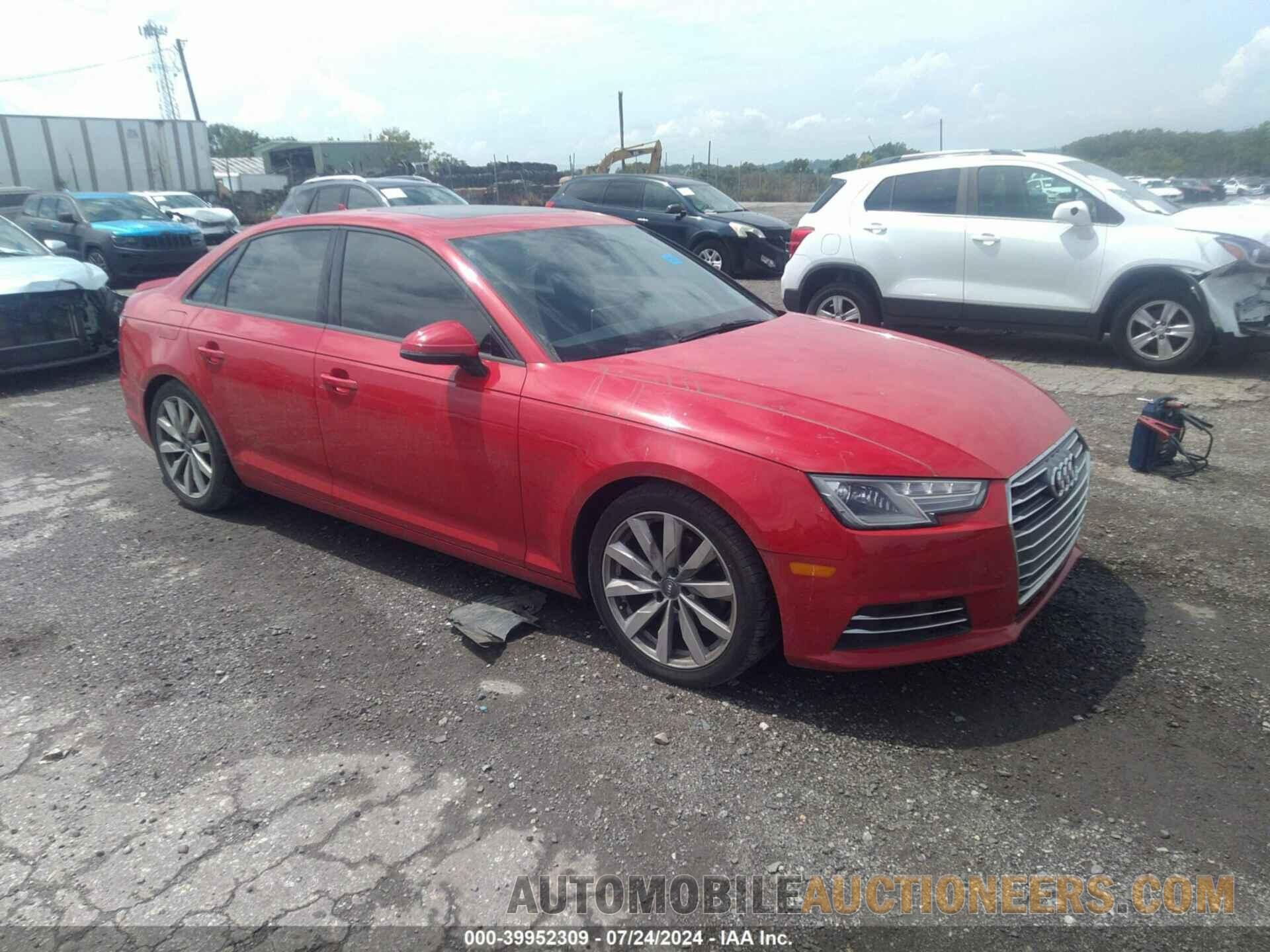 WAUGMAF44HN061916 AUDI A4 2017