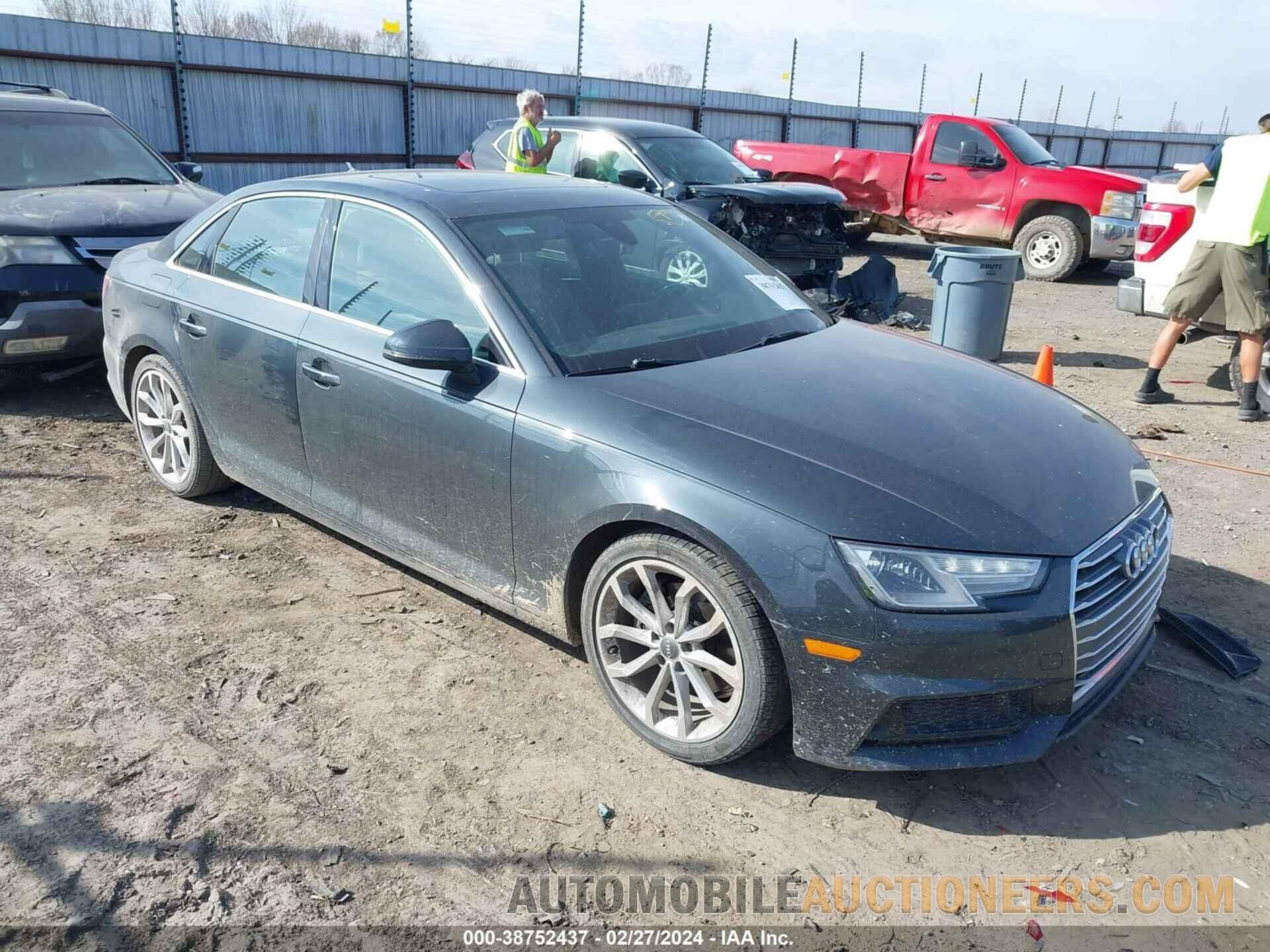 WAUGMAF44KA060506 AUDI A4 2019