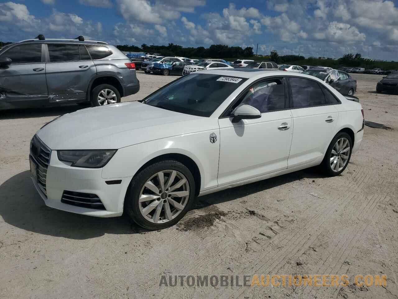 WAUGMAF46HA178890 AUDI A4 2017