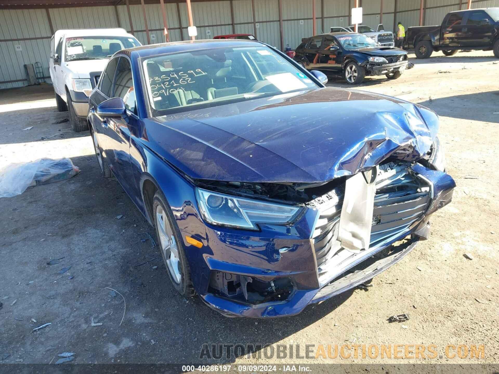 WAUGMAF47KA042162 AUDI A4 2019