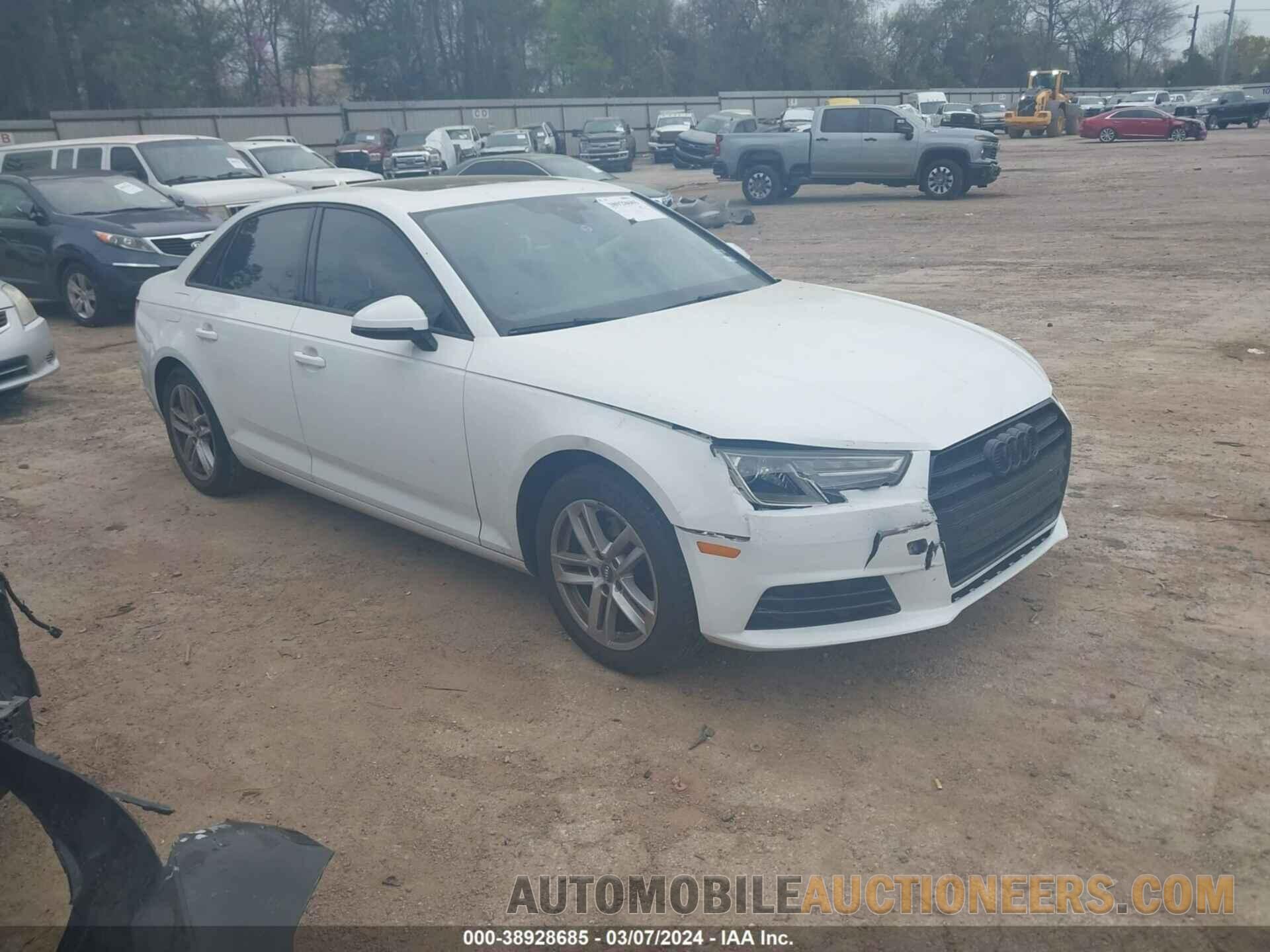 WAUGMAF48HA142263 AUDI A4 2017