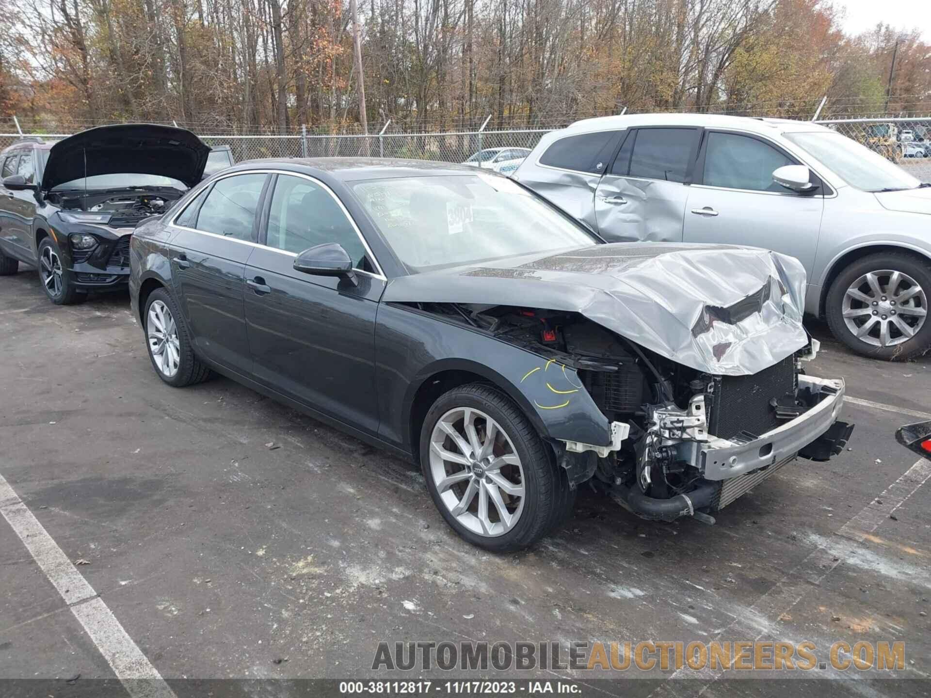 WAUGMAF4XKA006417 AUDI A4 2019