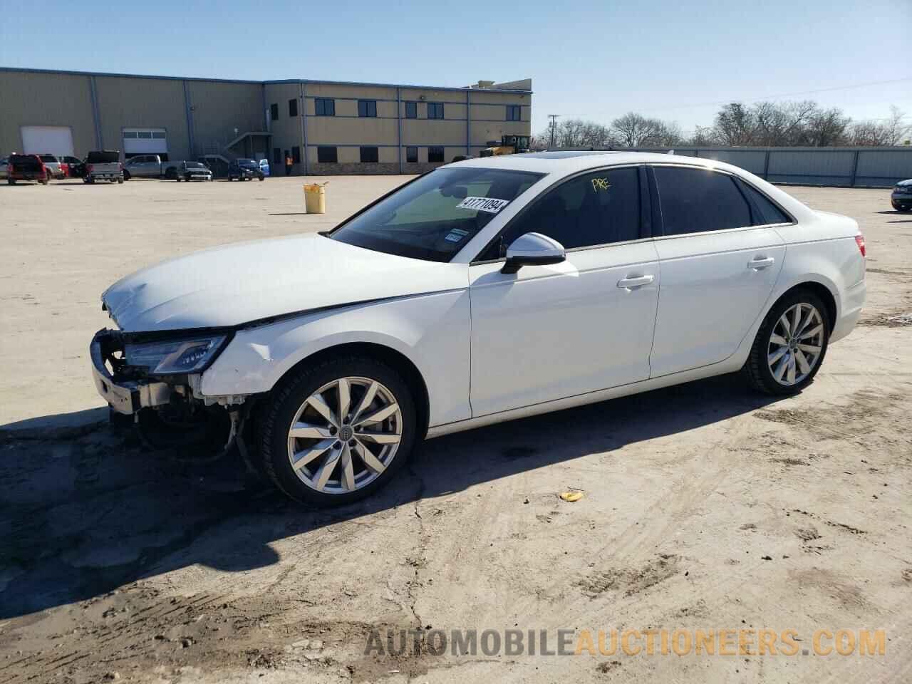 WAUGNAF40HN005386 AUDI A4 2017