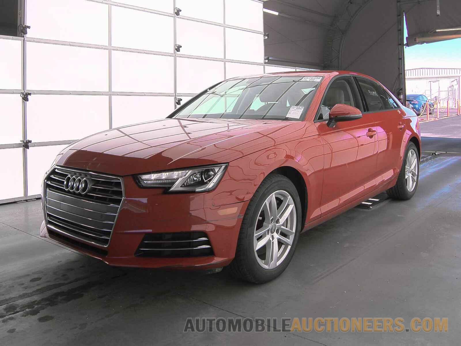 WAUGNAF40HN011155 Audi A4 Sedan 2017